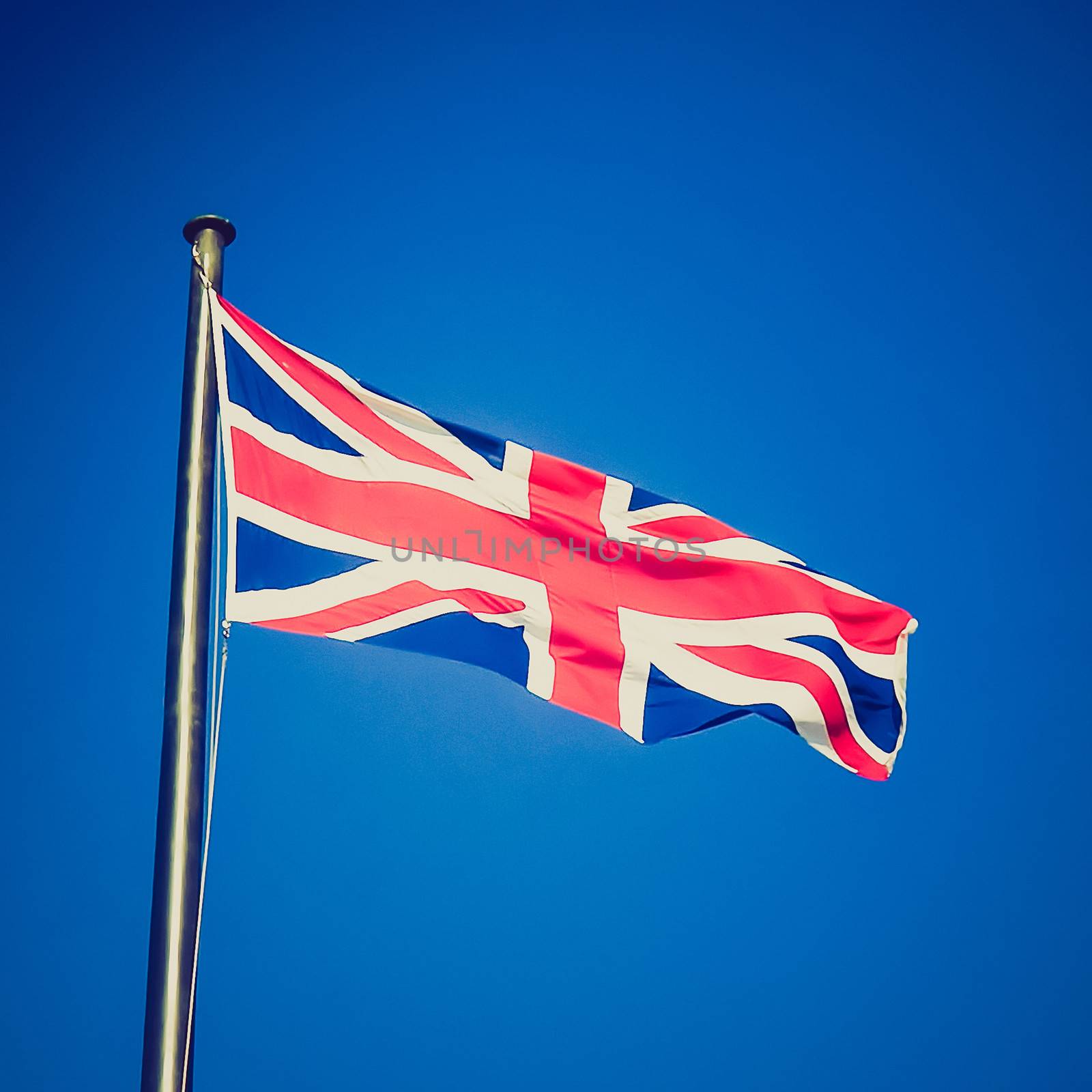 Vintage retro looking Union Jack national flag of the United Kingdom (UK)
