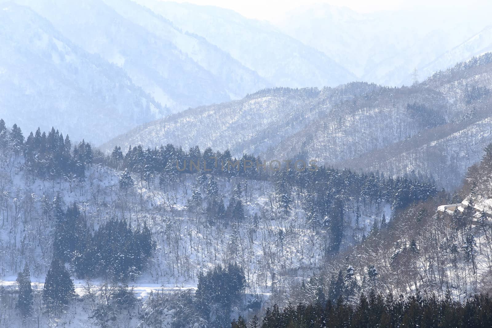 Beautiful mountains in winter,  Takayama;Japan by rufous