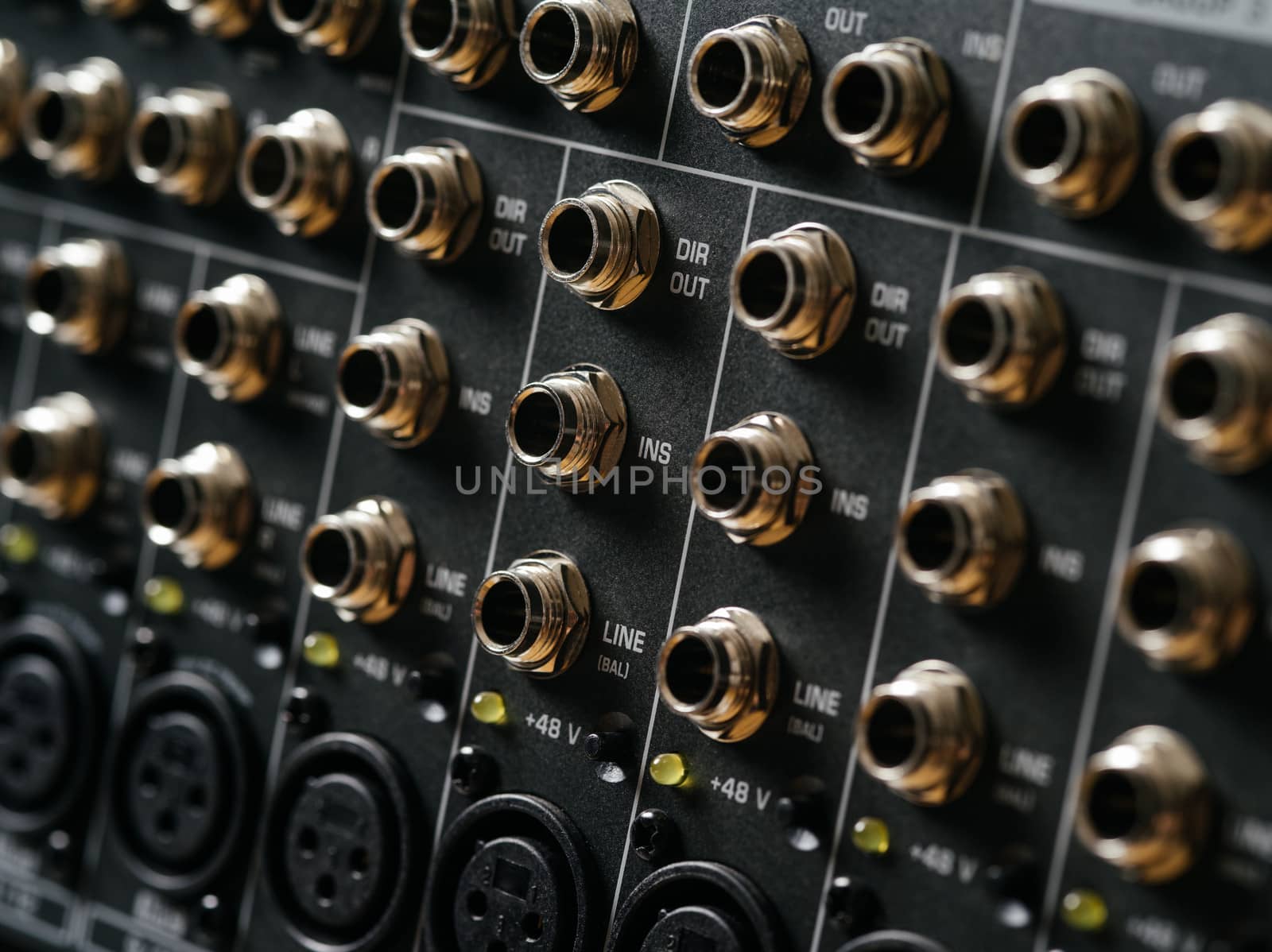 Input output panel of a soundboard by sumners