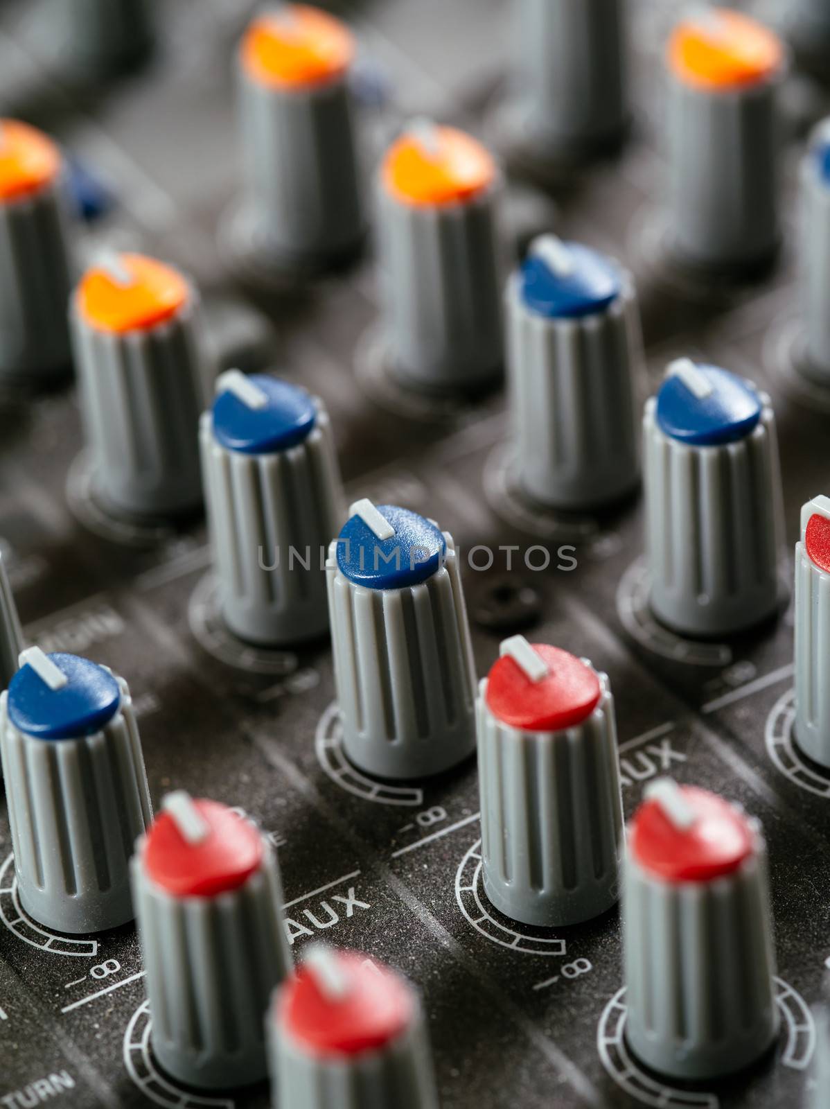 Recording studio mixer knobs by sumners