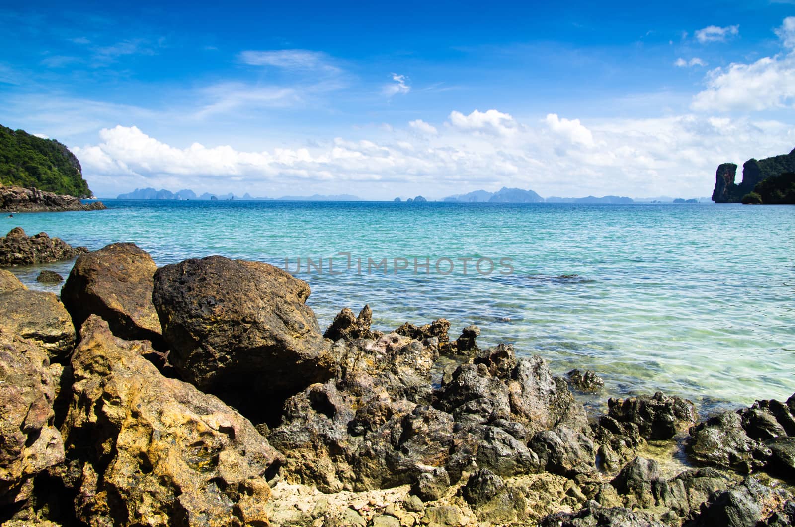 landscape of tropical sea