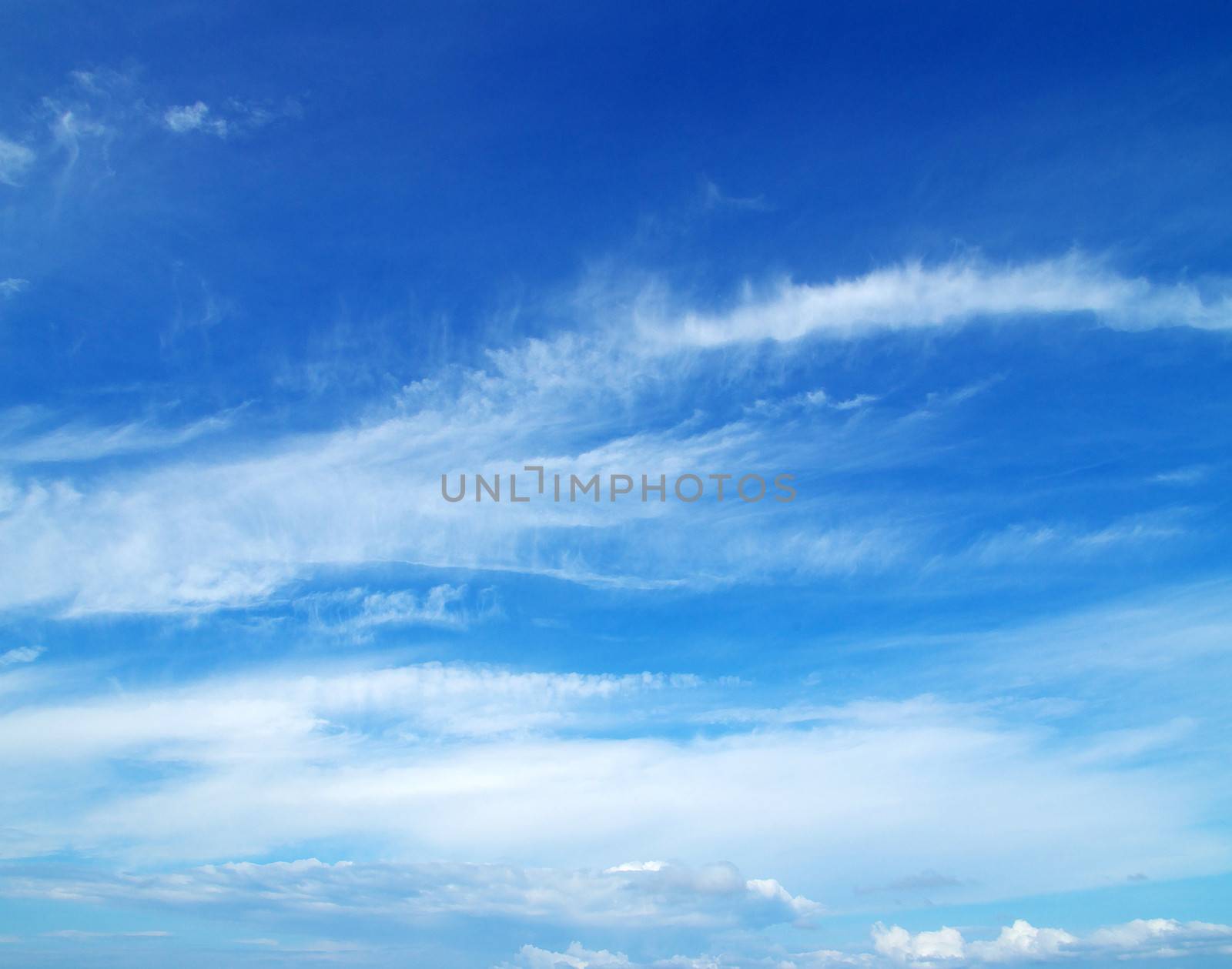 blue sky background with a tiny clouds