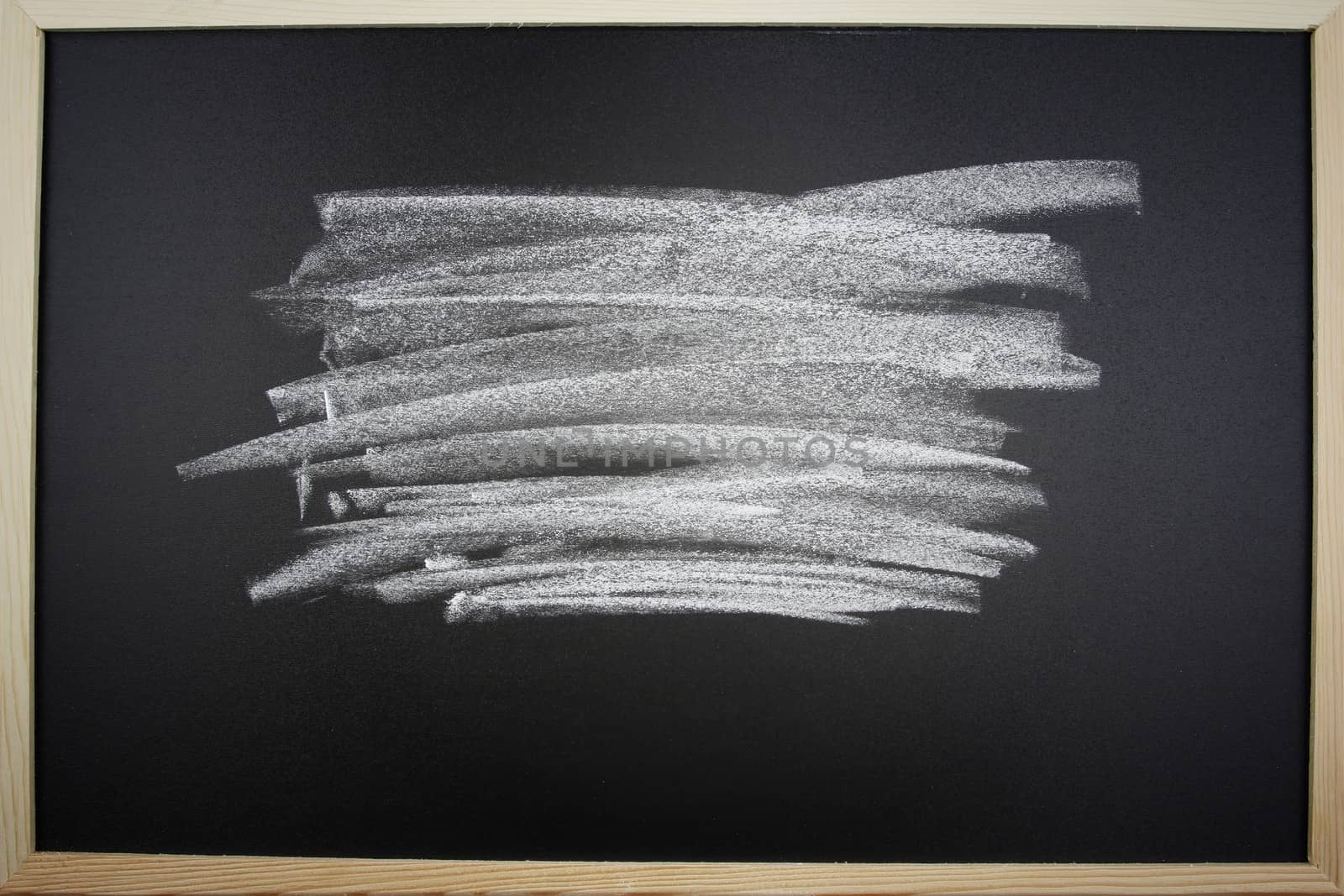 Rubbed out chalk on blackboard 