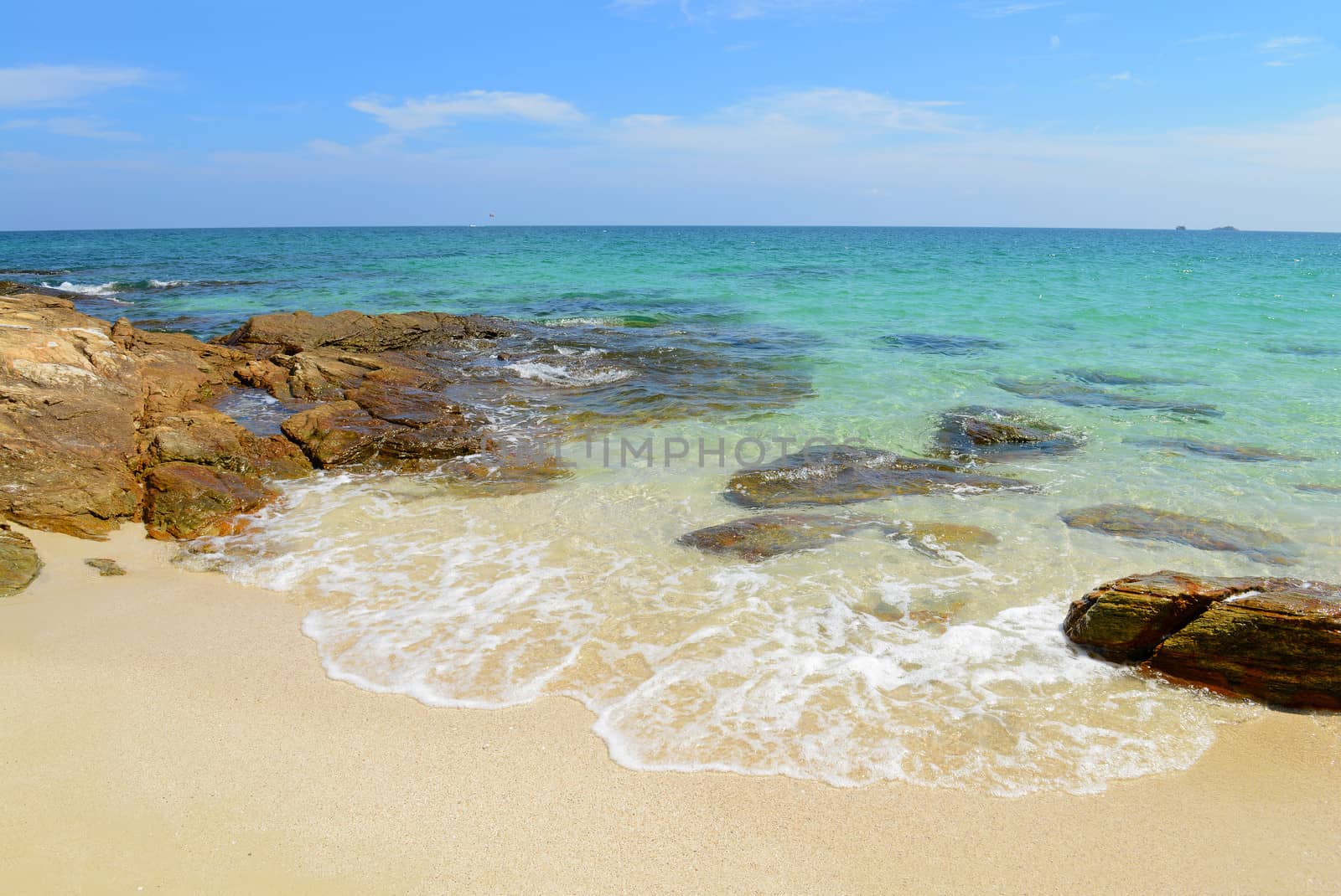 Tropical beach and sea in koh samed island Thailand  by opasstudio