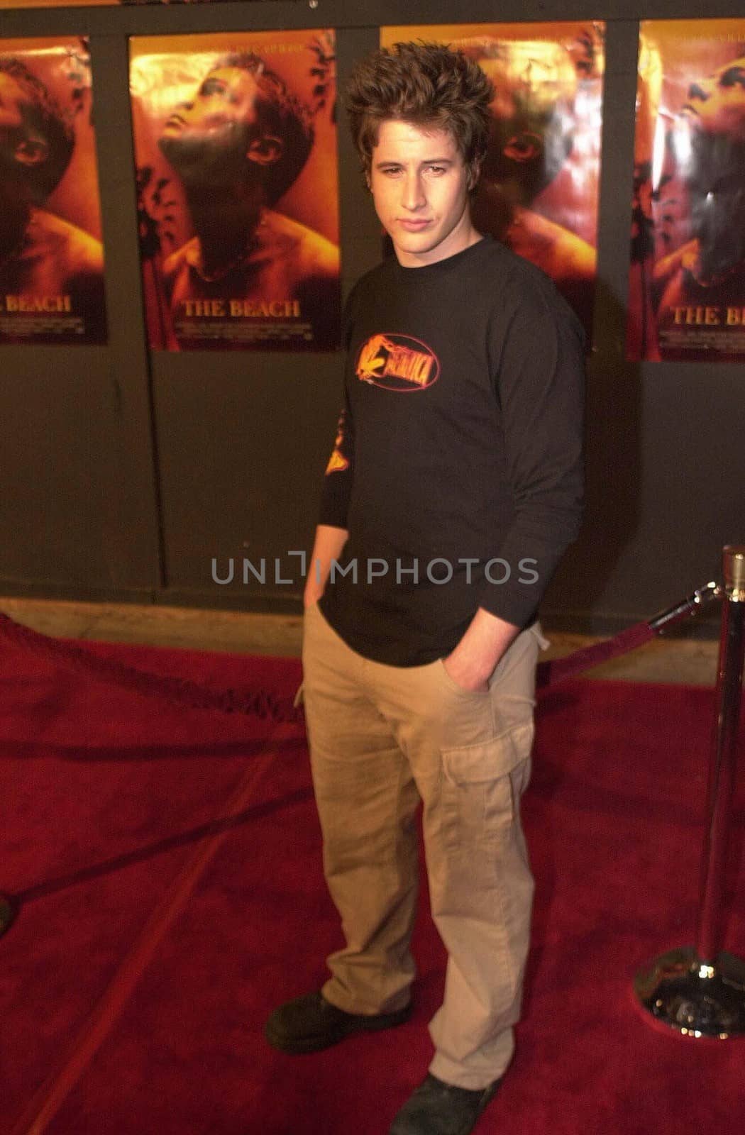 Brendan Fehr at the premiere of Twentieth Century Fox's "The Beach" in Hollywood, 02-02-00