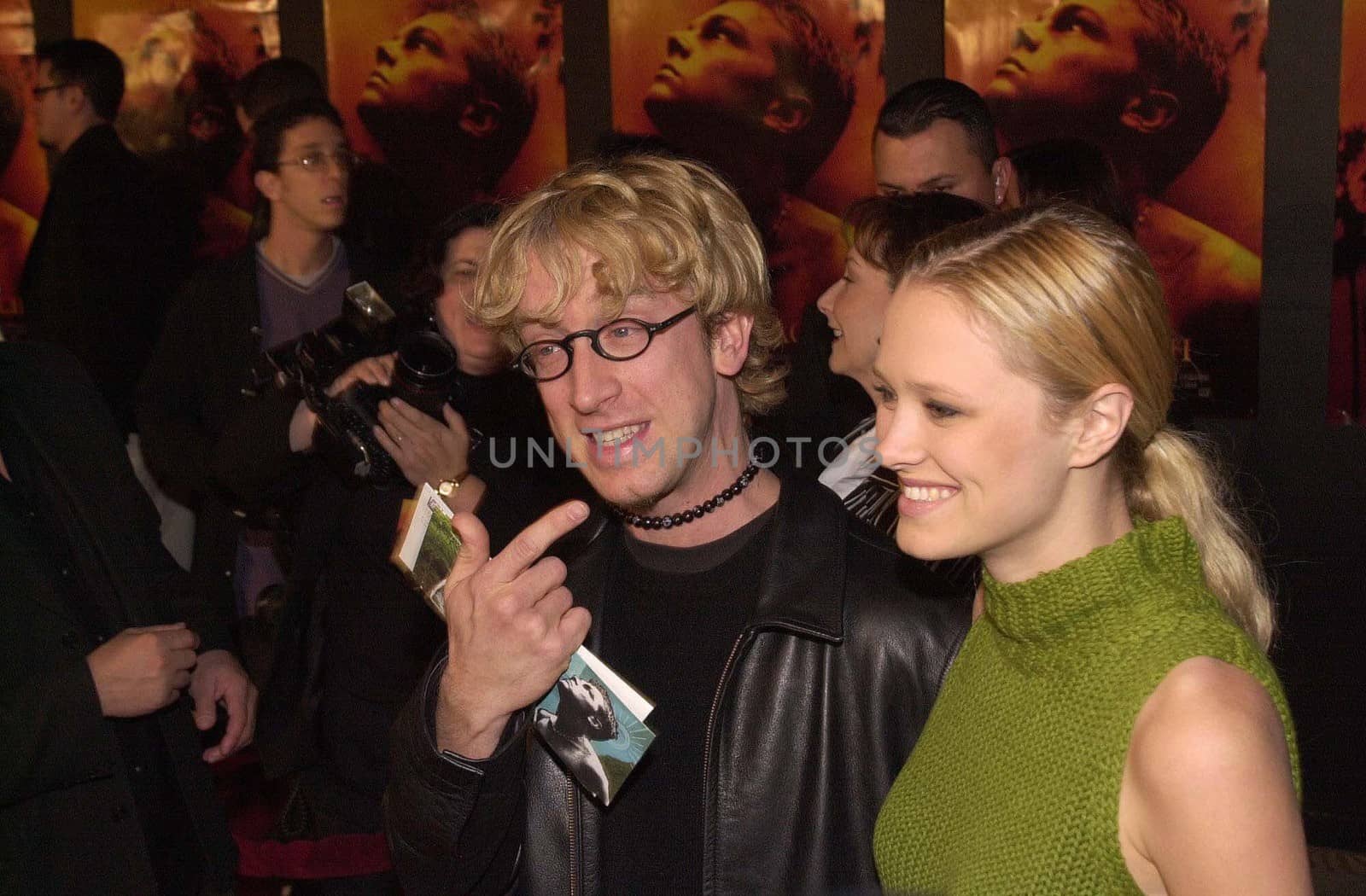 Andy Dick and Date at the premiere of Twentieth Century Fox's "The Beach" in Hollywood, 02-02-00