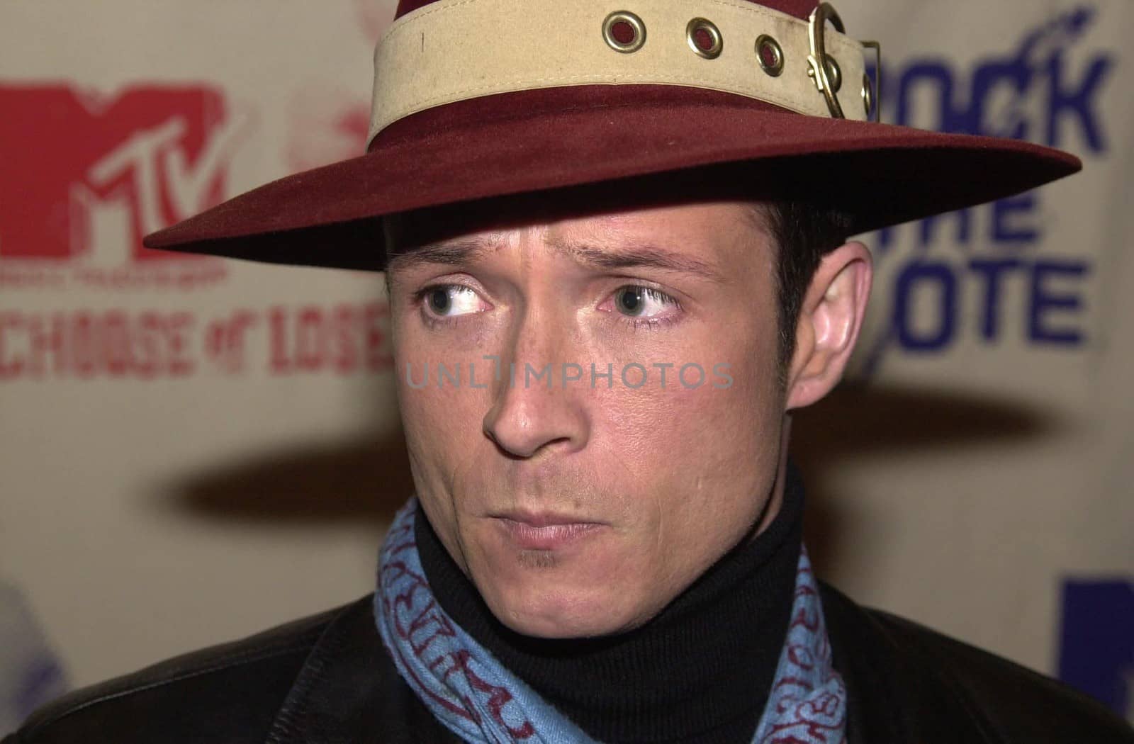 Scott Weyland of Stone Temple Pilots at an MTV Rock The Vote Rally, House Of Blues, Hollywood, 02-11-00
