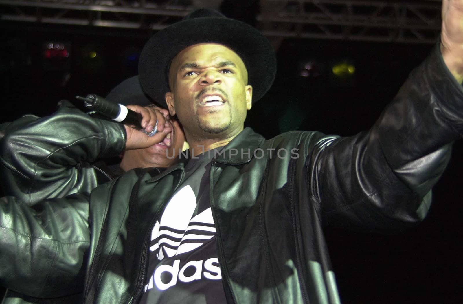 RUN DMC at the Swatch Wave Tour surf competition and rock concert at the Queen Mary in Long Beach, 02-02-00