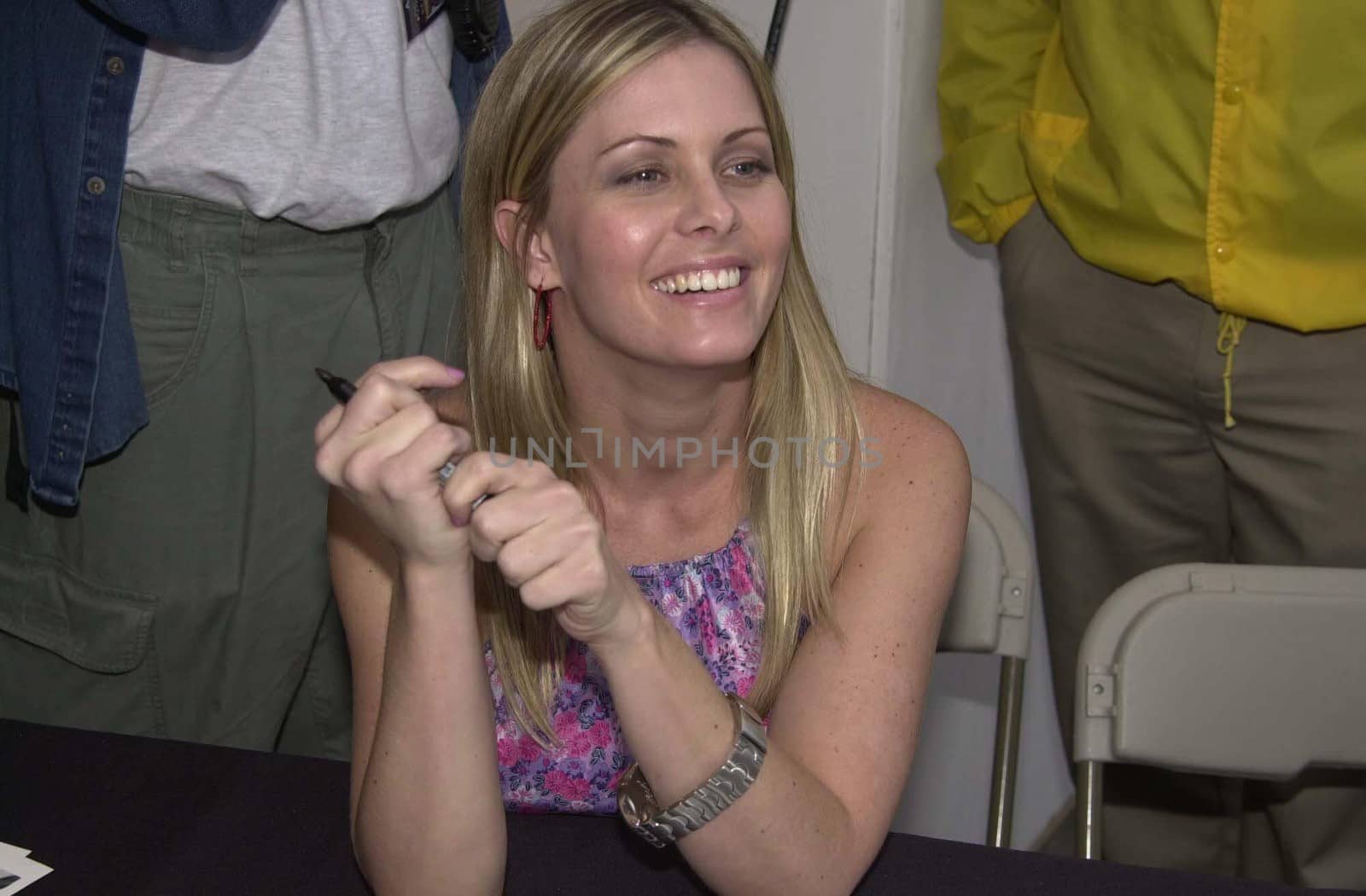 Nicole Eggert at the Swatch Wave Tour surf competition and rock concert at the Queen Mary in Long Beach, 02-02-00