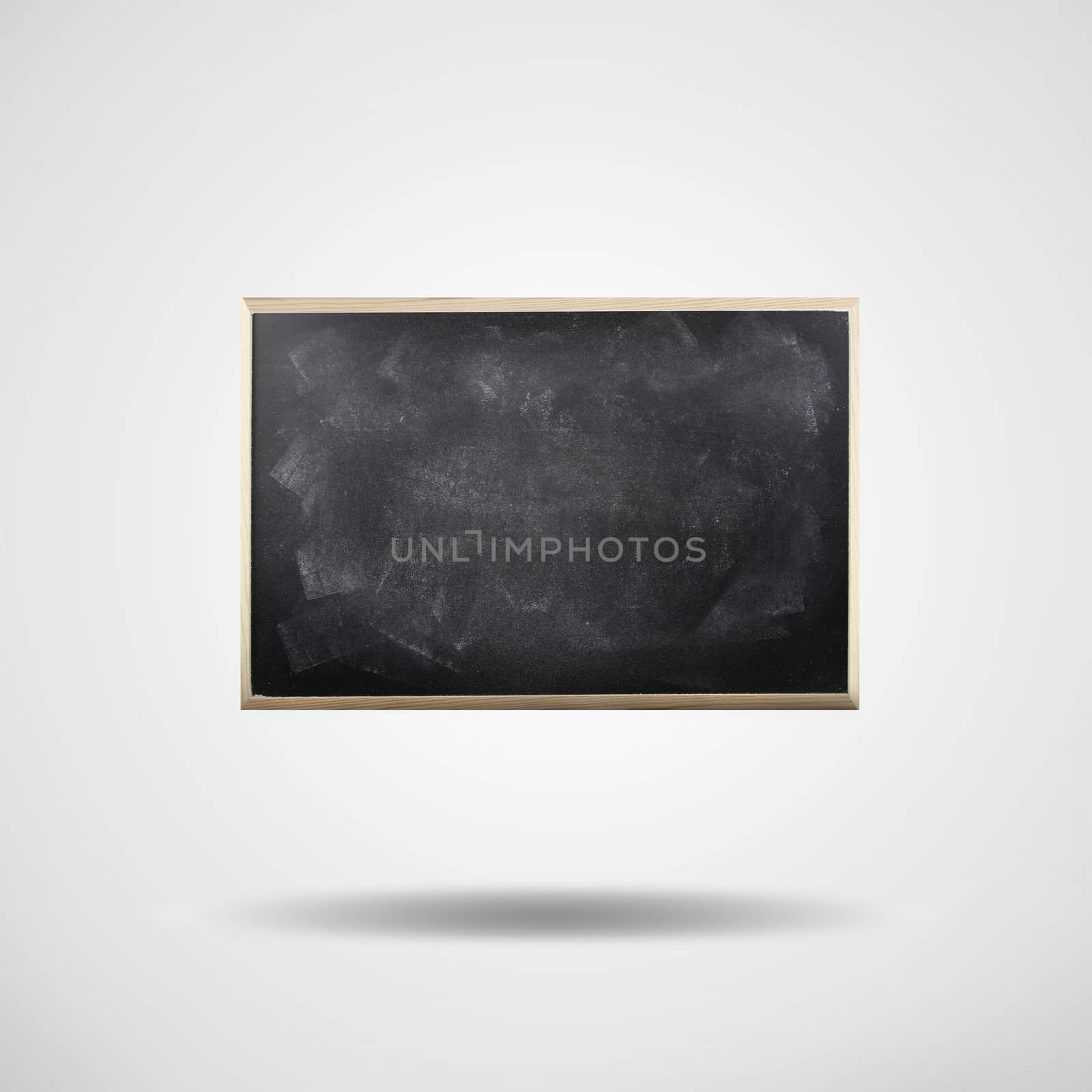 Blackboard on a plain background