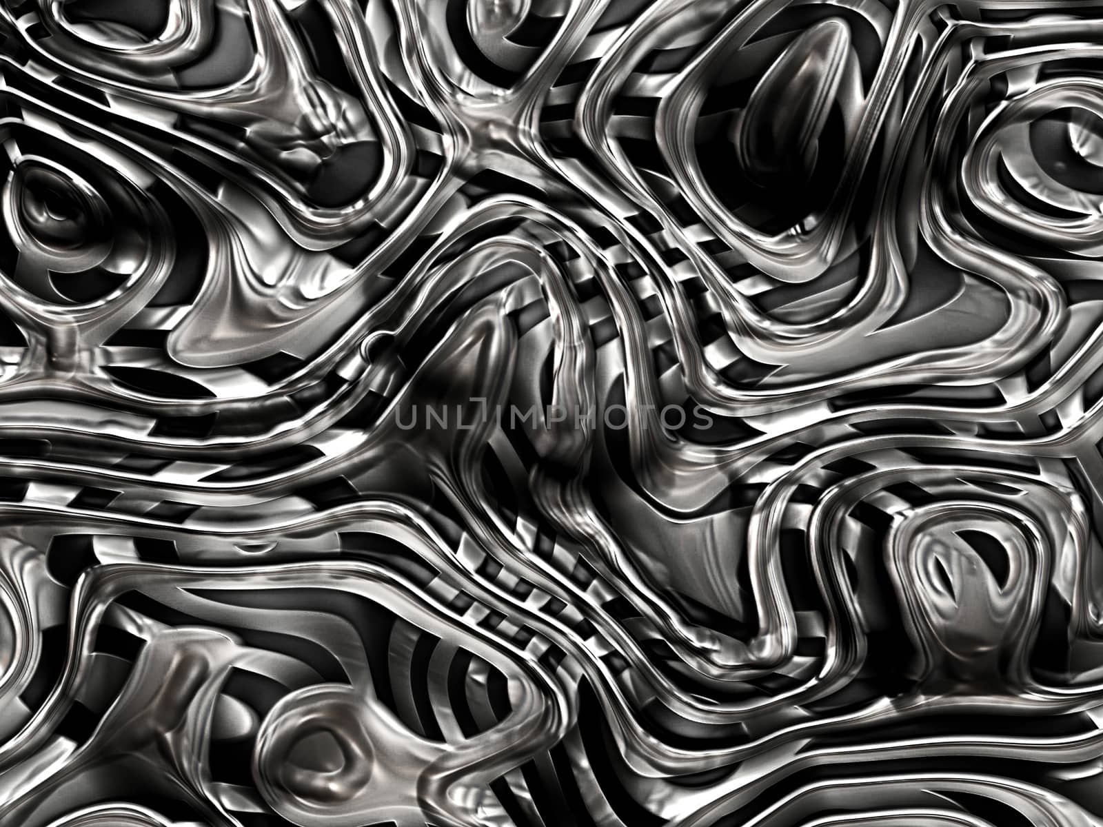 strange wall made in 3d software