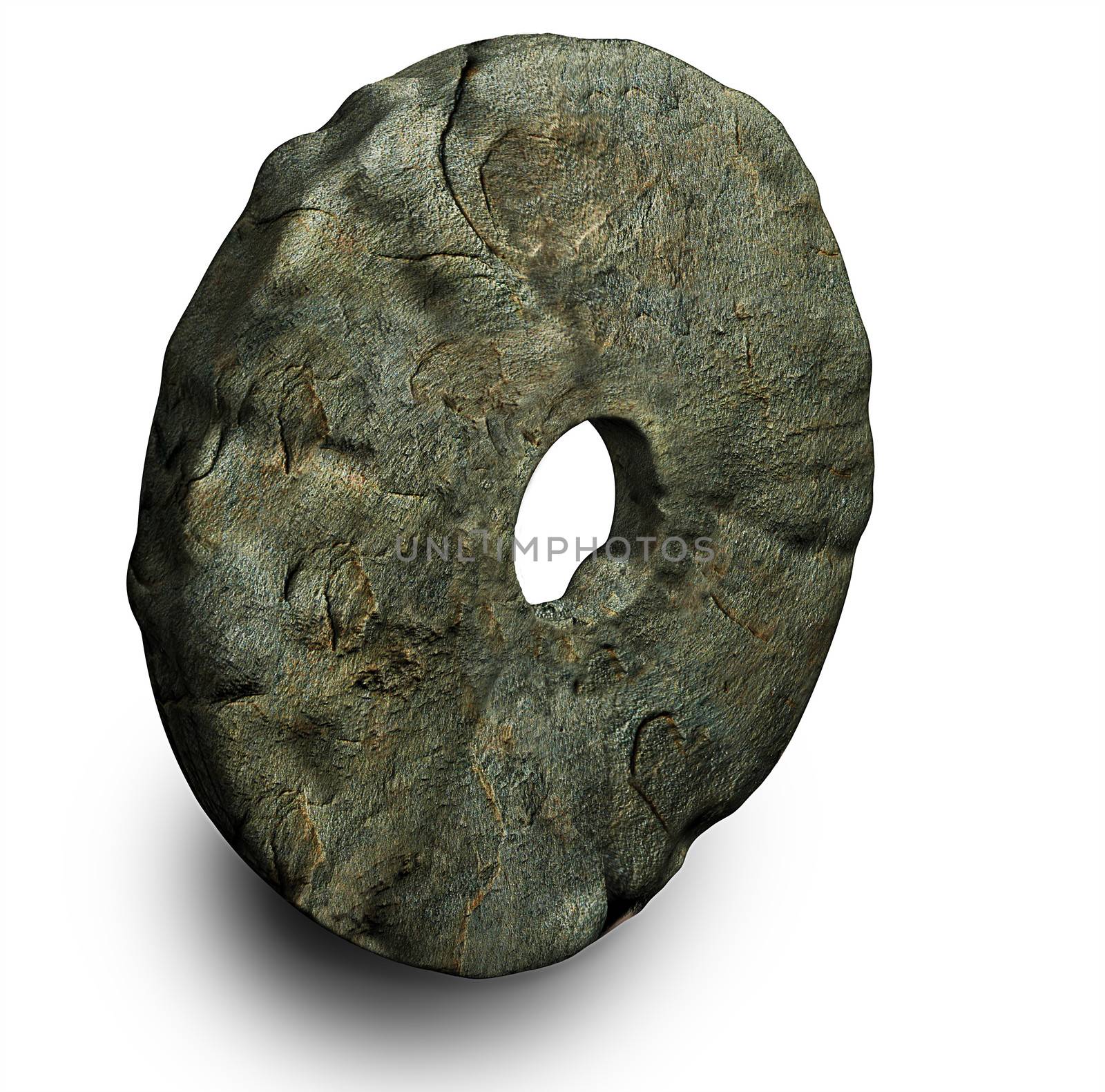 Stone Wheel made in 3d software