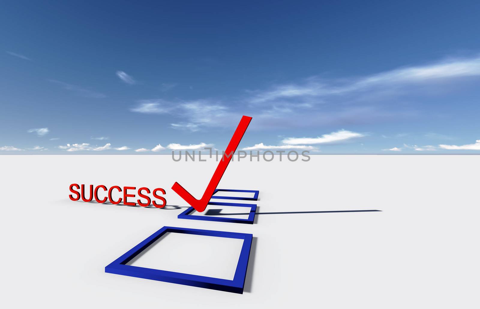 Check Mark for success by vitanovski