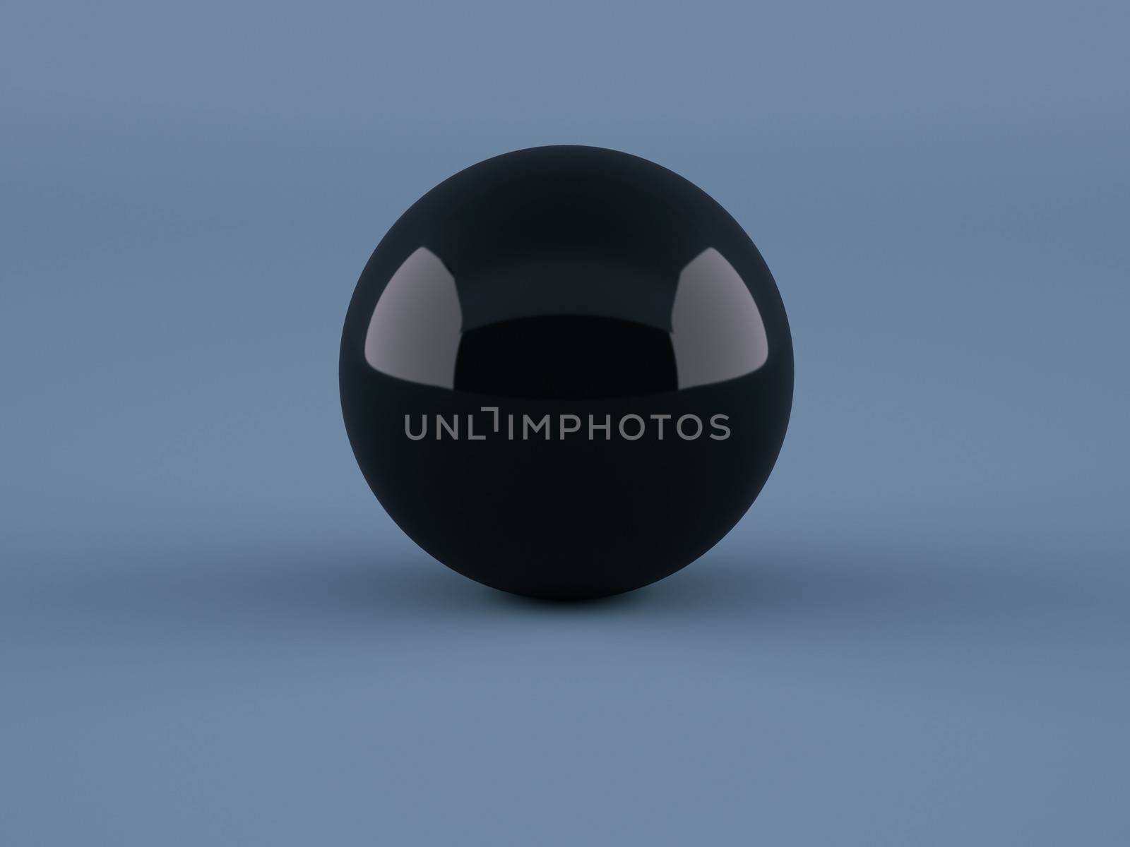 High resolution image. 3d rendered illustration. Sphere. Abstract background.