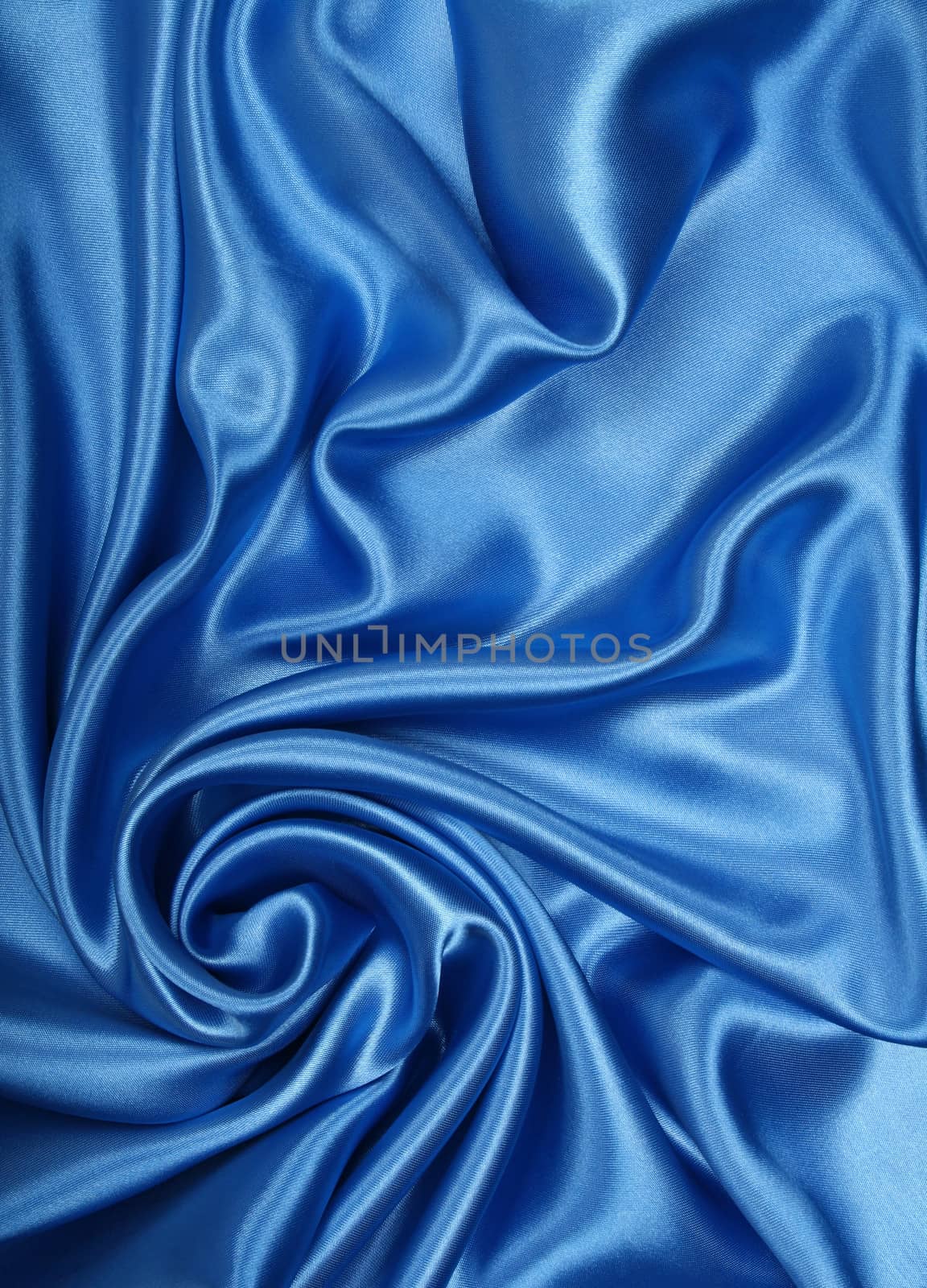 Smooth elegant blue silk can use as background 