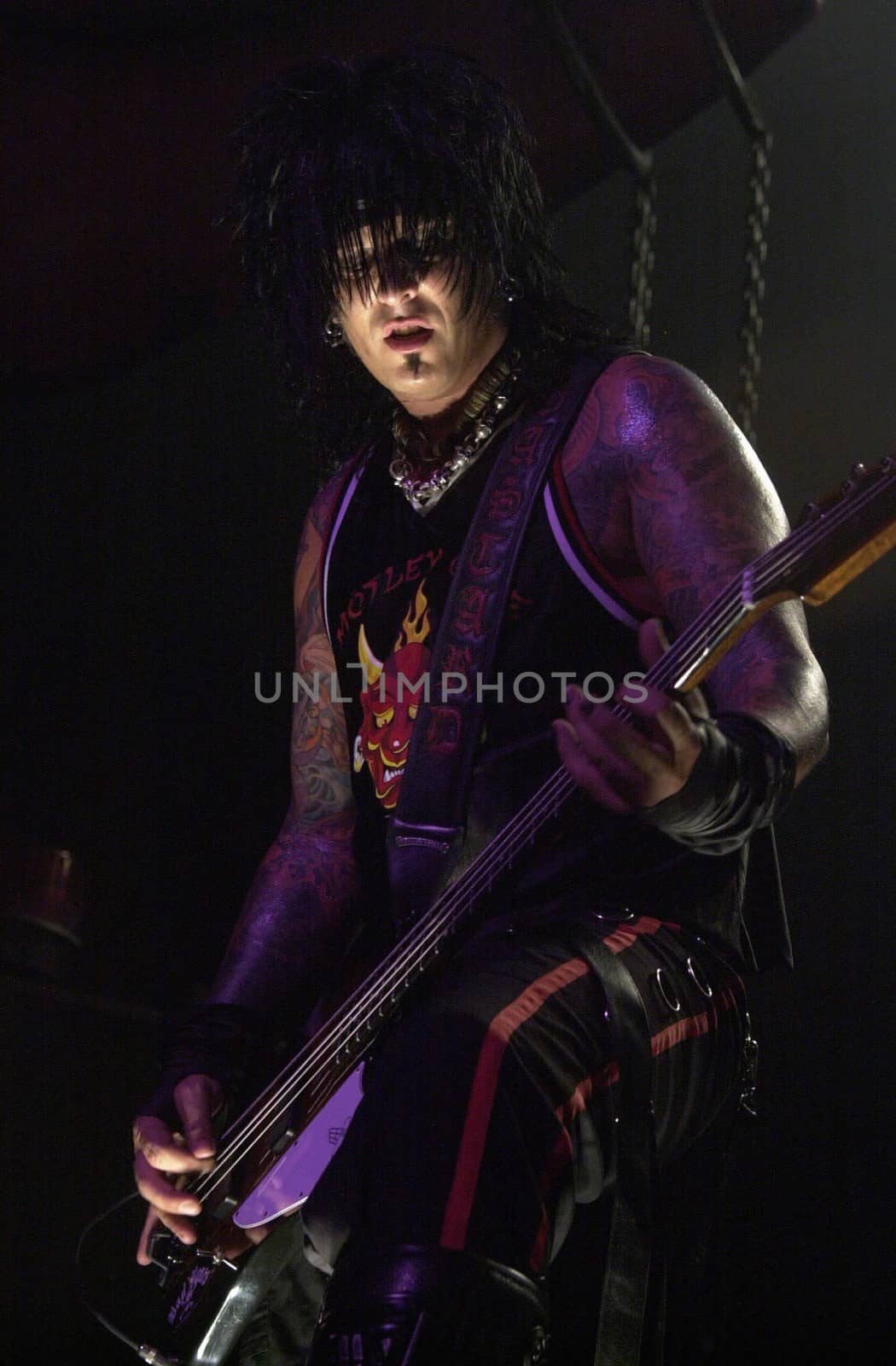 Nikki Six in concert at the Universal Ampitheater. 07-01-00