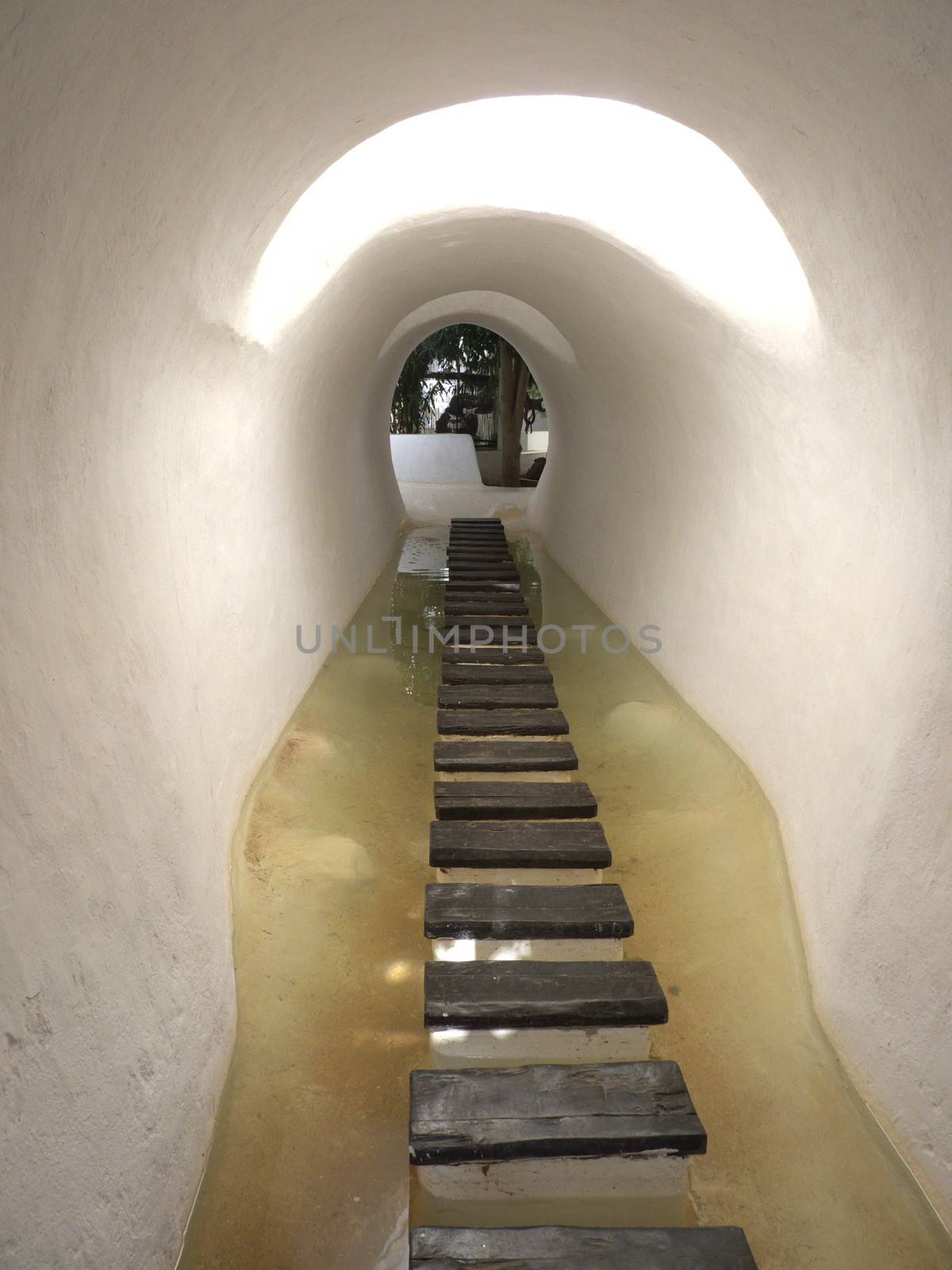 Tunnel in Lagomar, Nazaret, Lanzarote by mitzy