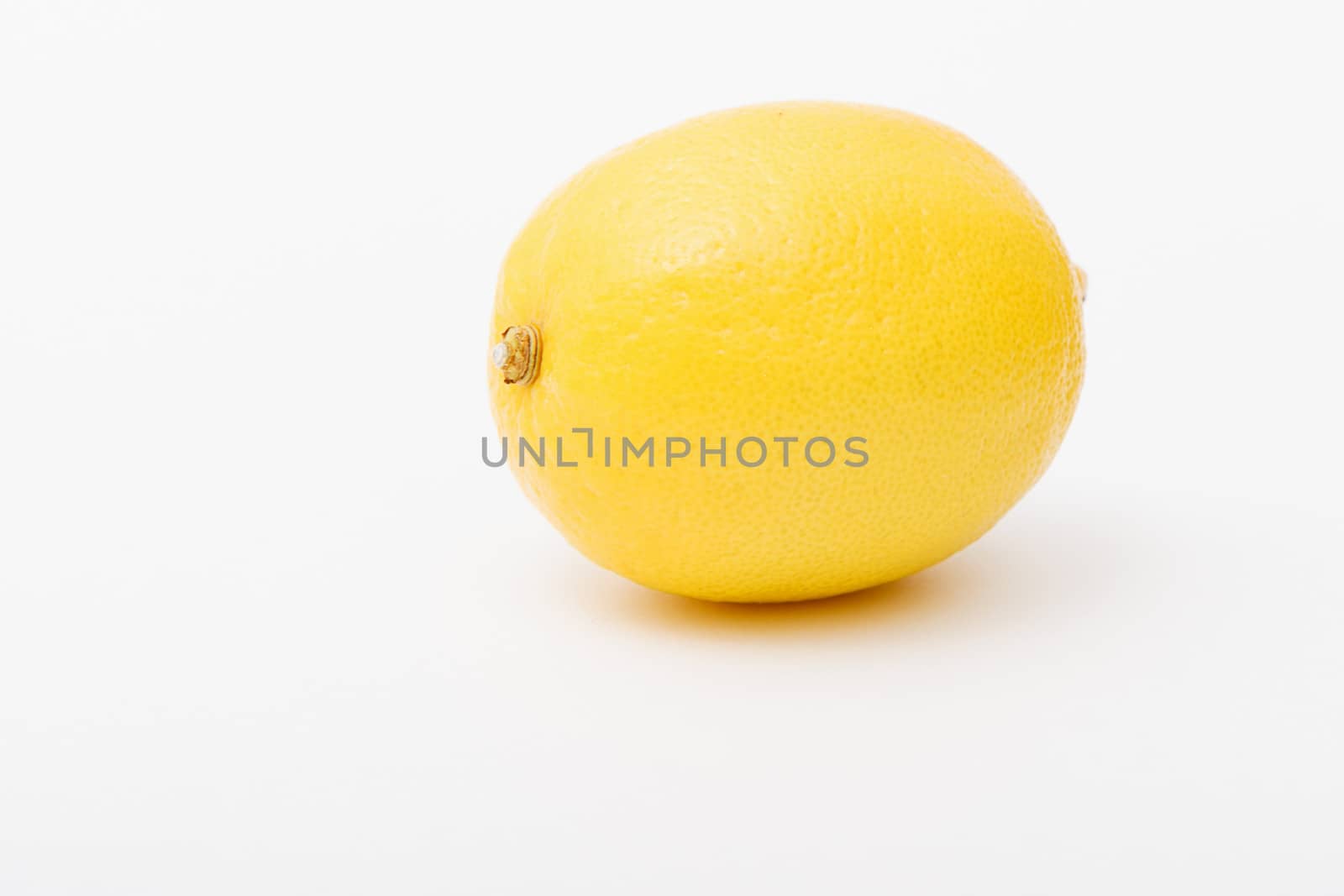 lemon on a light background. studio photo