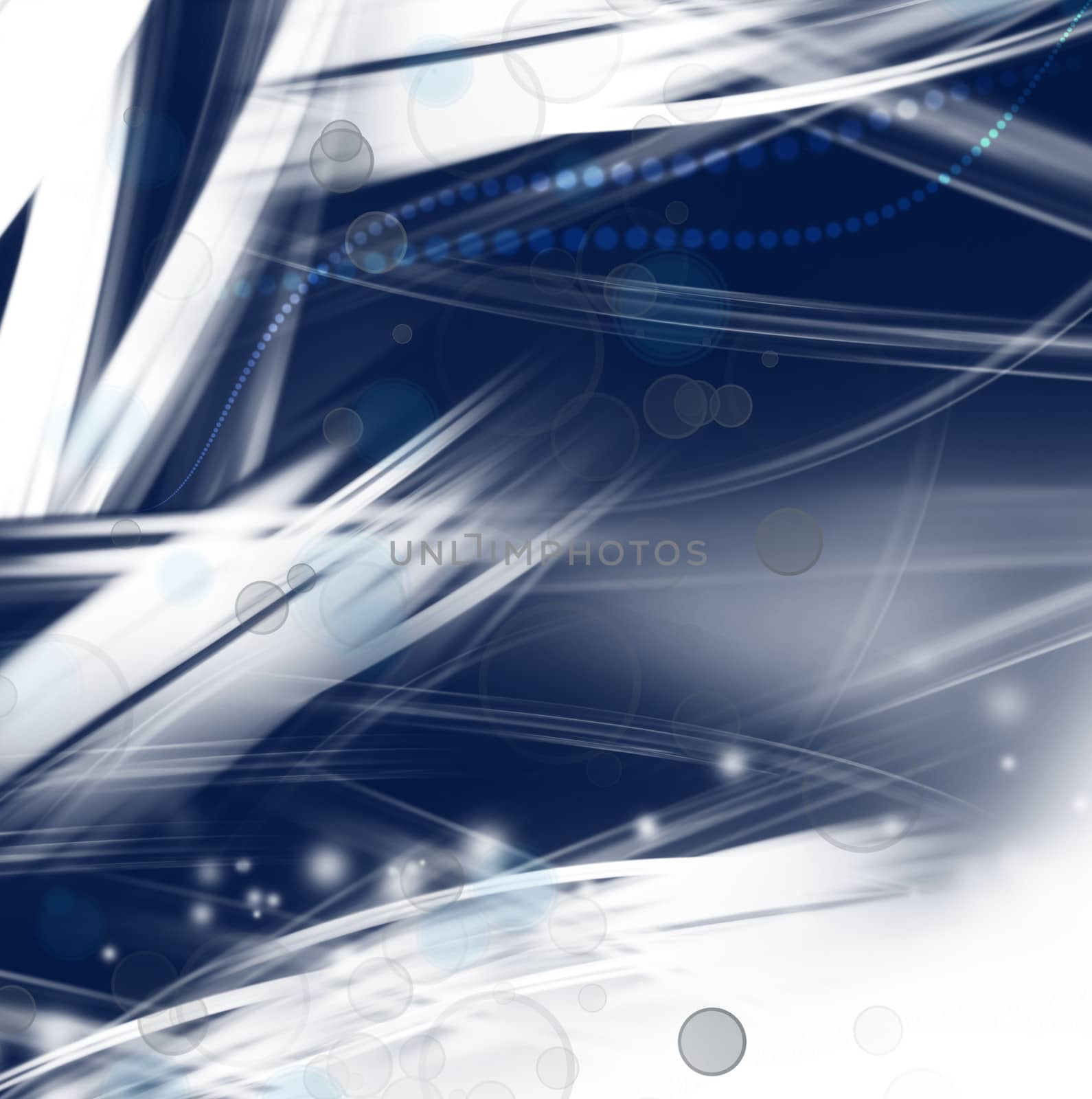 Abstract blue and white futuristic background