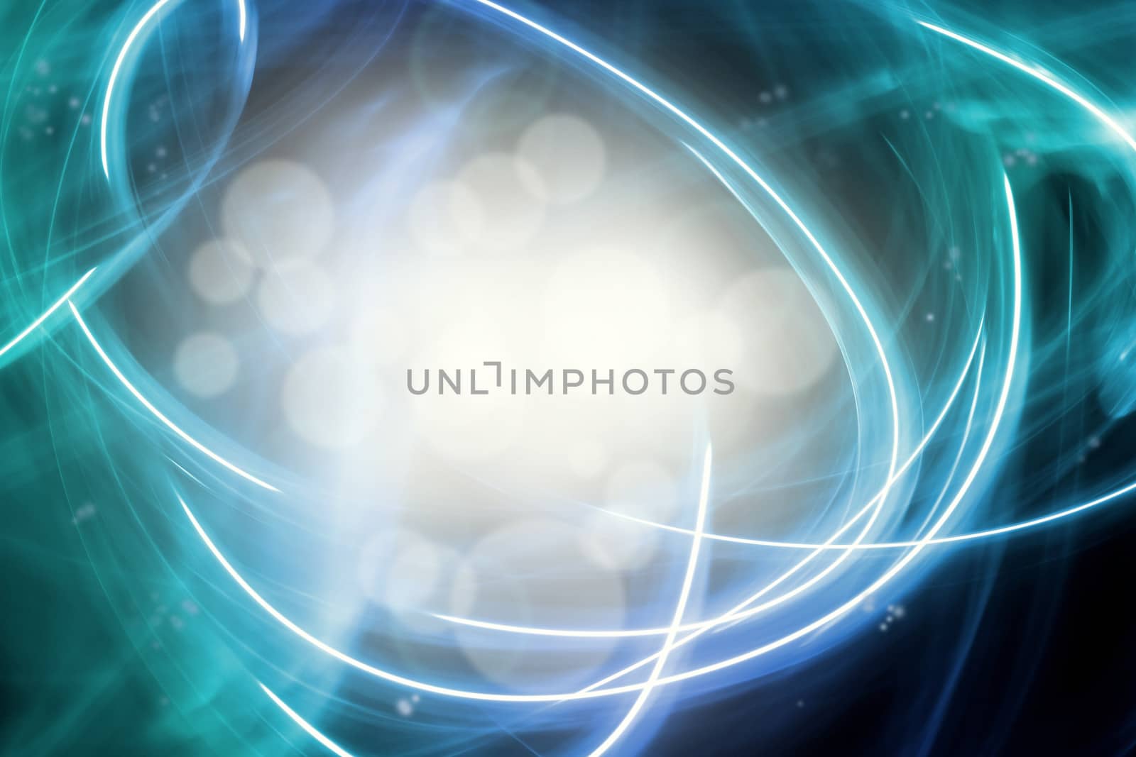 Abstract blue and white futuristic space background