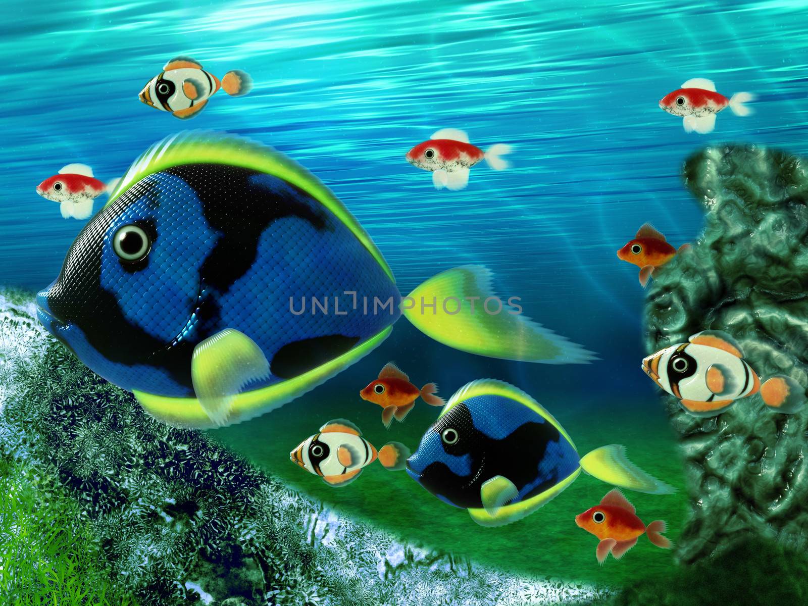 Underwater Scene by ankarb