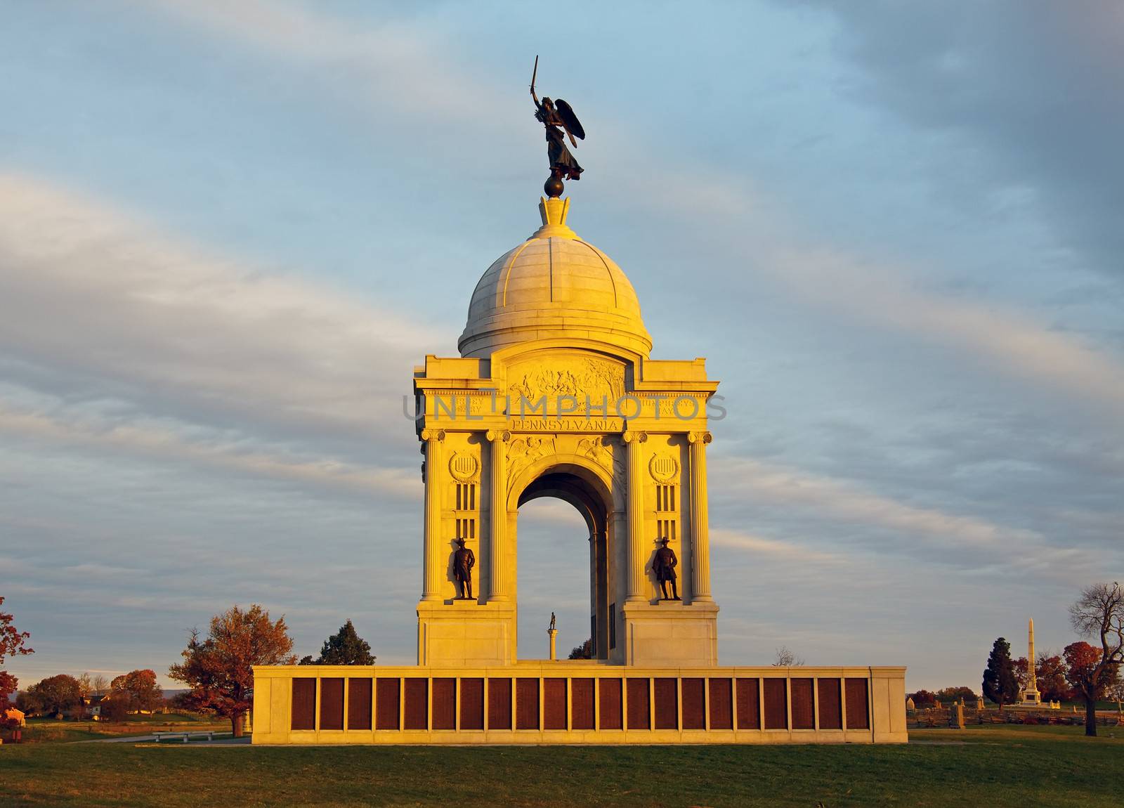 Pennsylvania Monument in Gettysburg by DelmasLehman