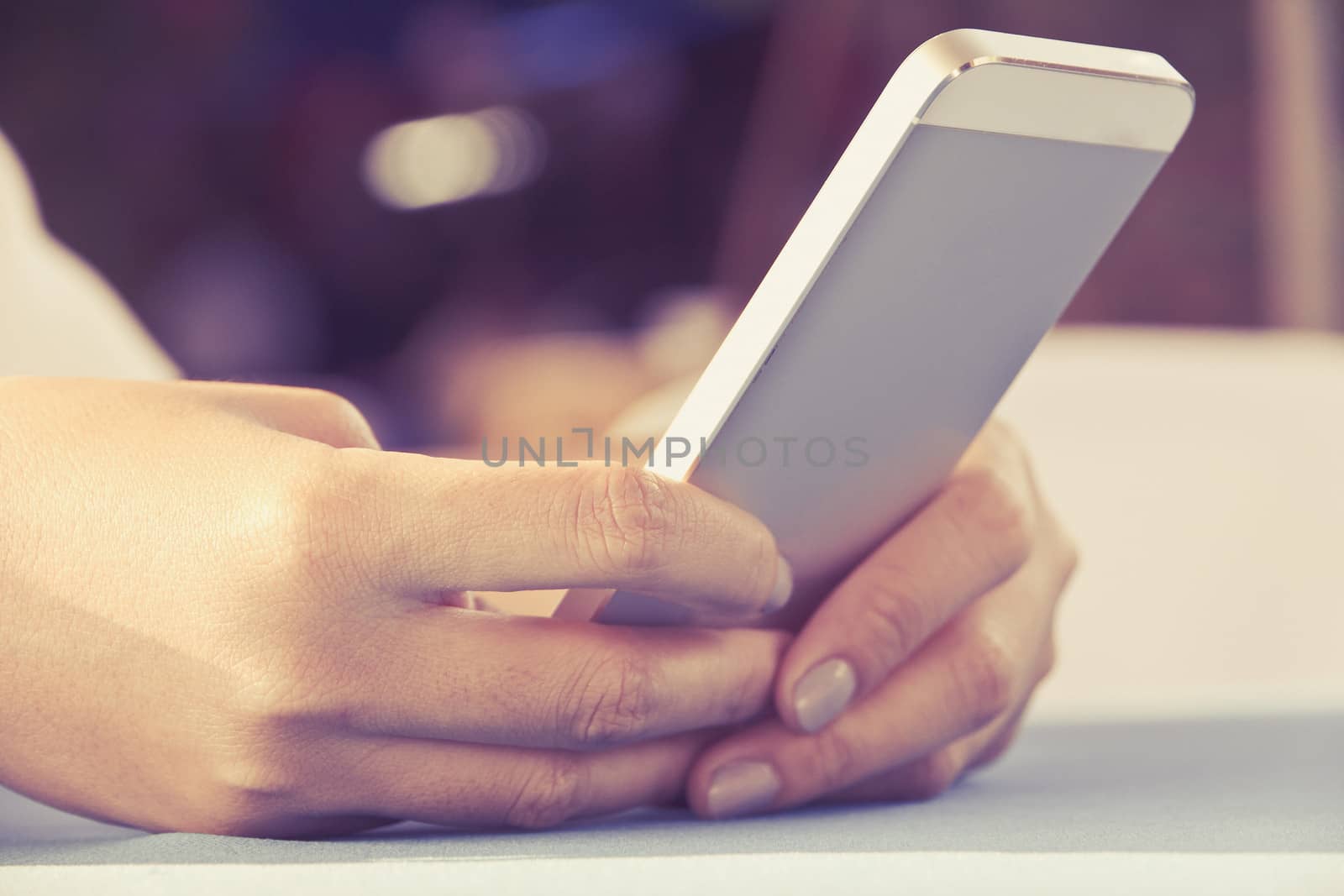 Woman Using a Smart Phone