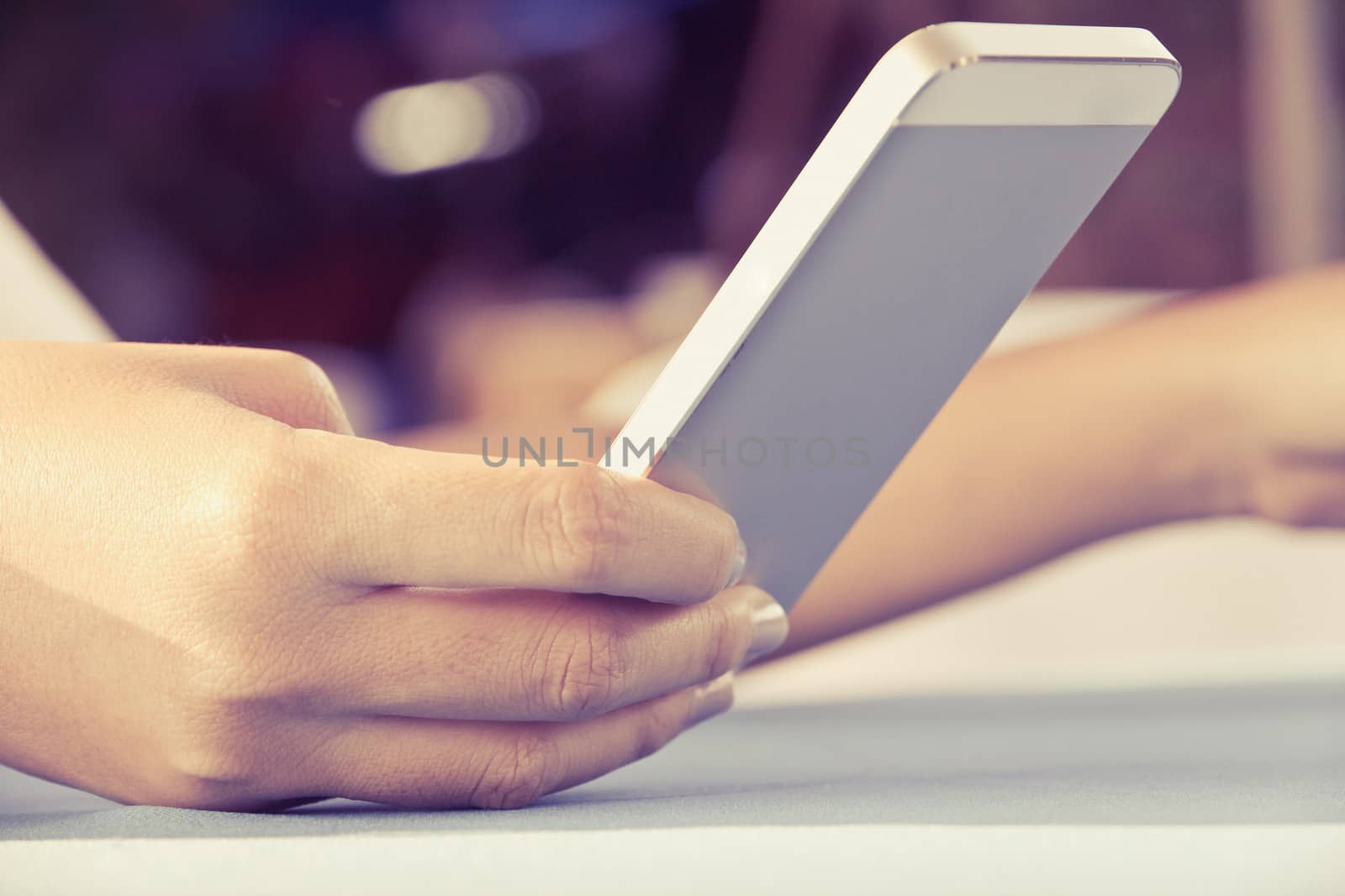 Woman Using a Smart Phone