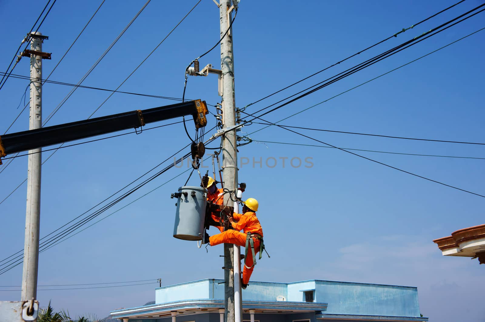  electrician repair system of electric wire by xuanhuongho
