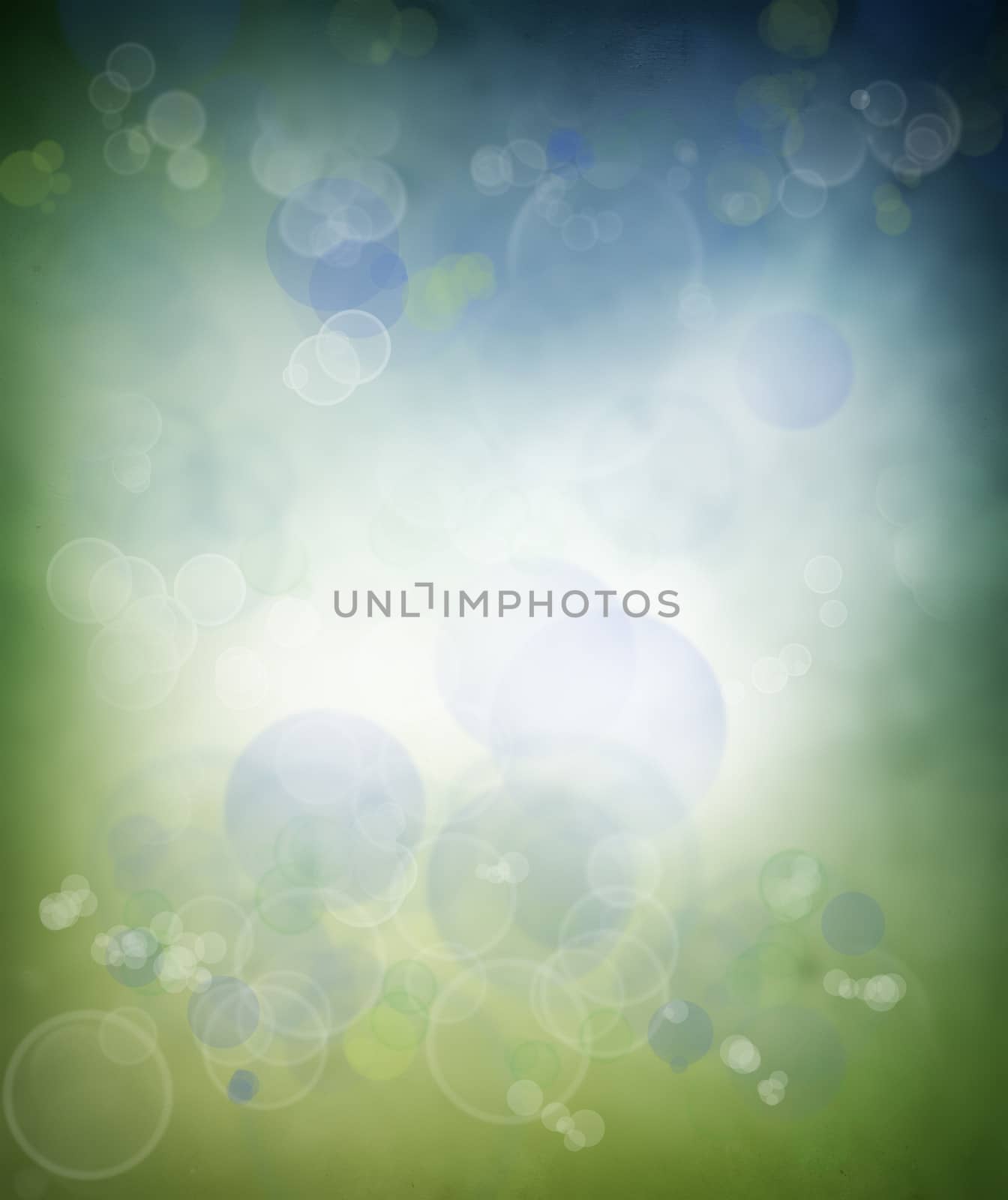 Abstract blue and green tone background