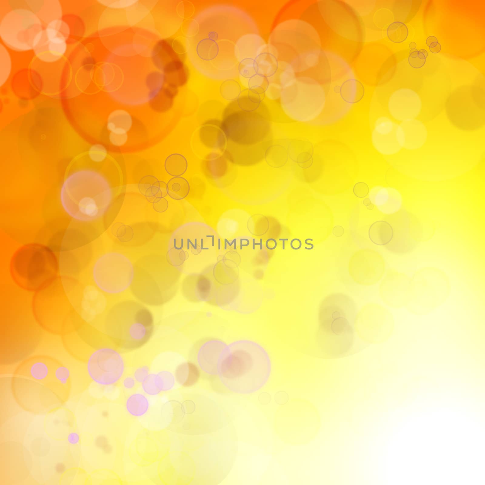 Yellow and orange tone circles background