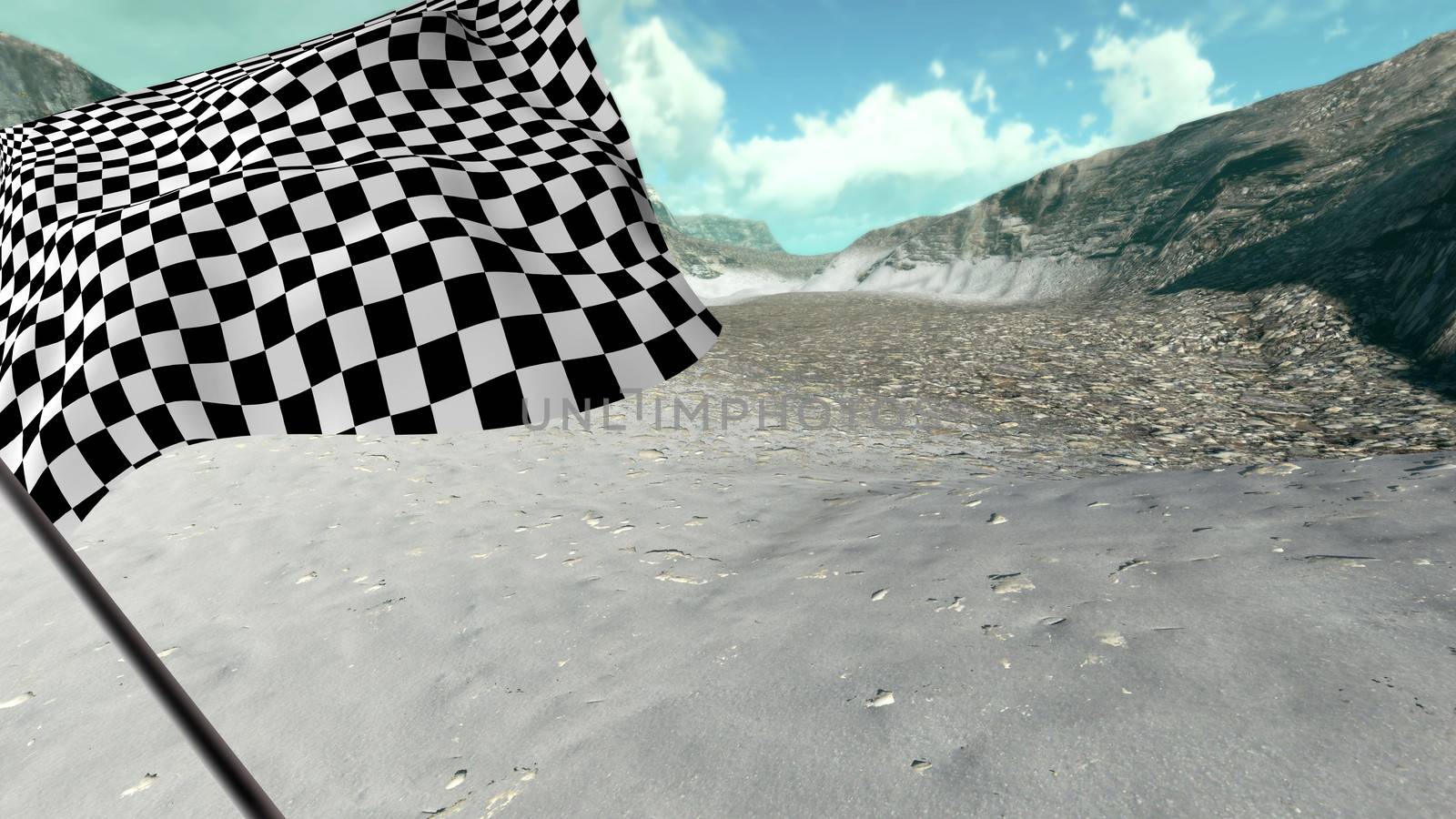 Large Checkered Flag by vitanovski