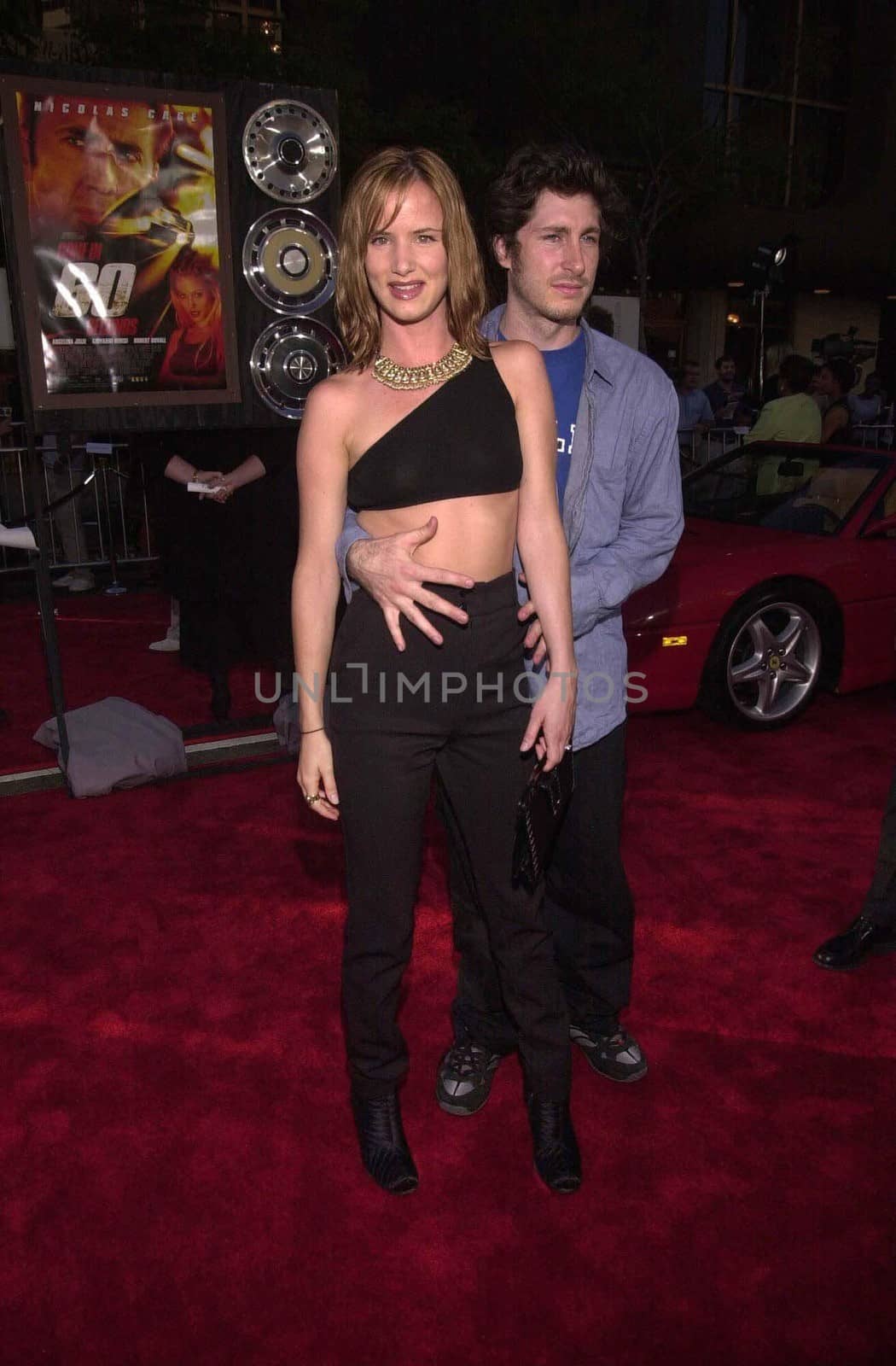 Juliette Lewis and husband Steve Berra at the premiere of Touchstone's GONE IN 60 SECONDS in Westwood, 06-05-00