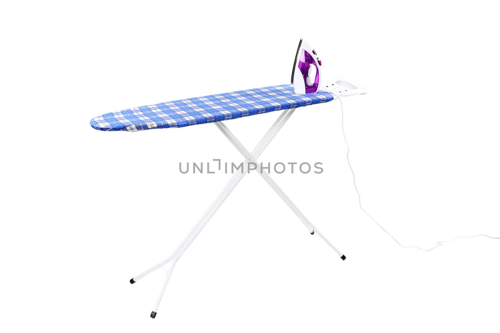 Ironing board. Isolated on a white background.