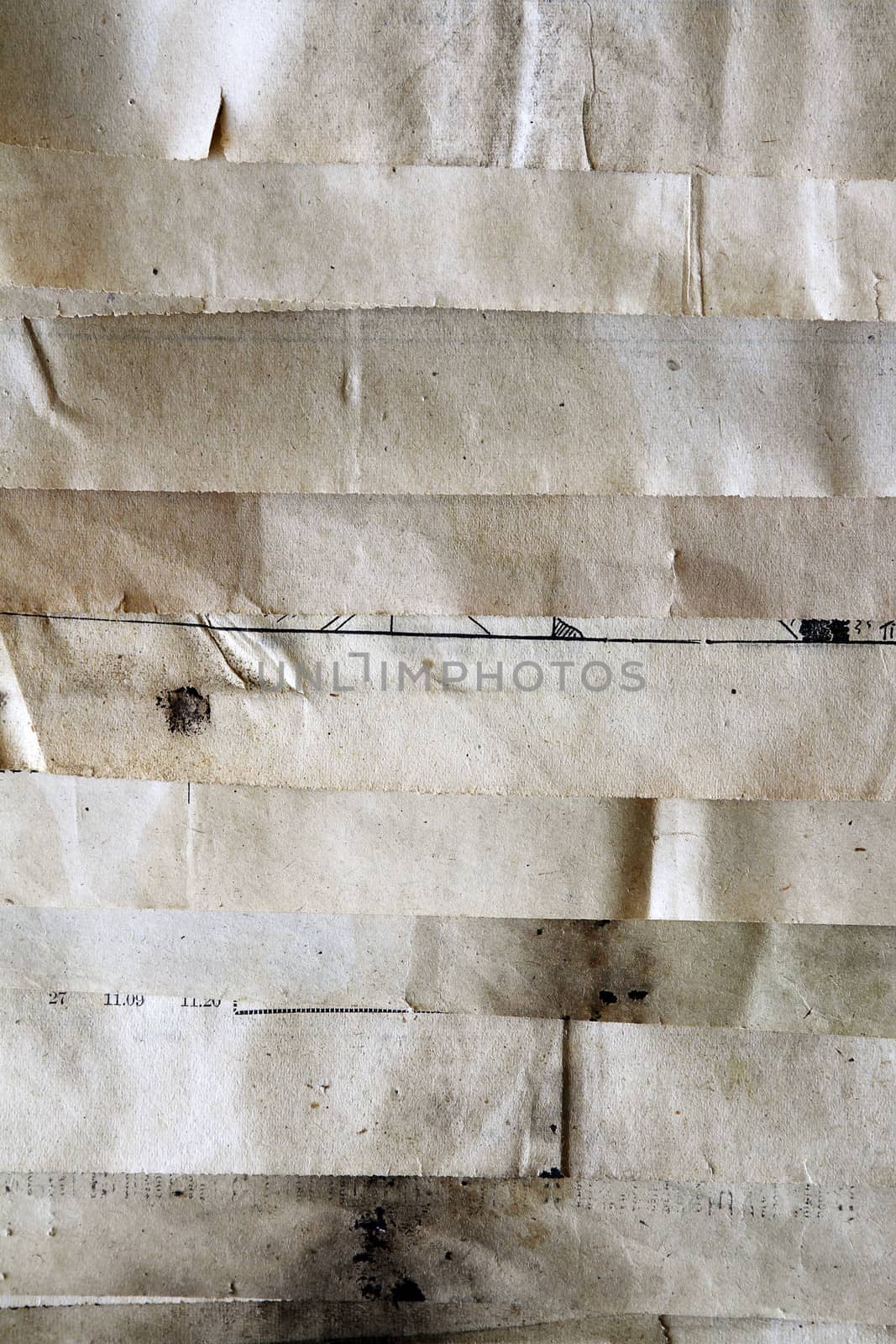 Closeup of old grunge paper textures