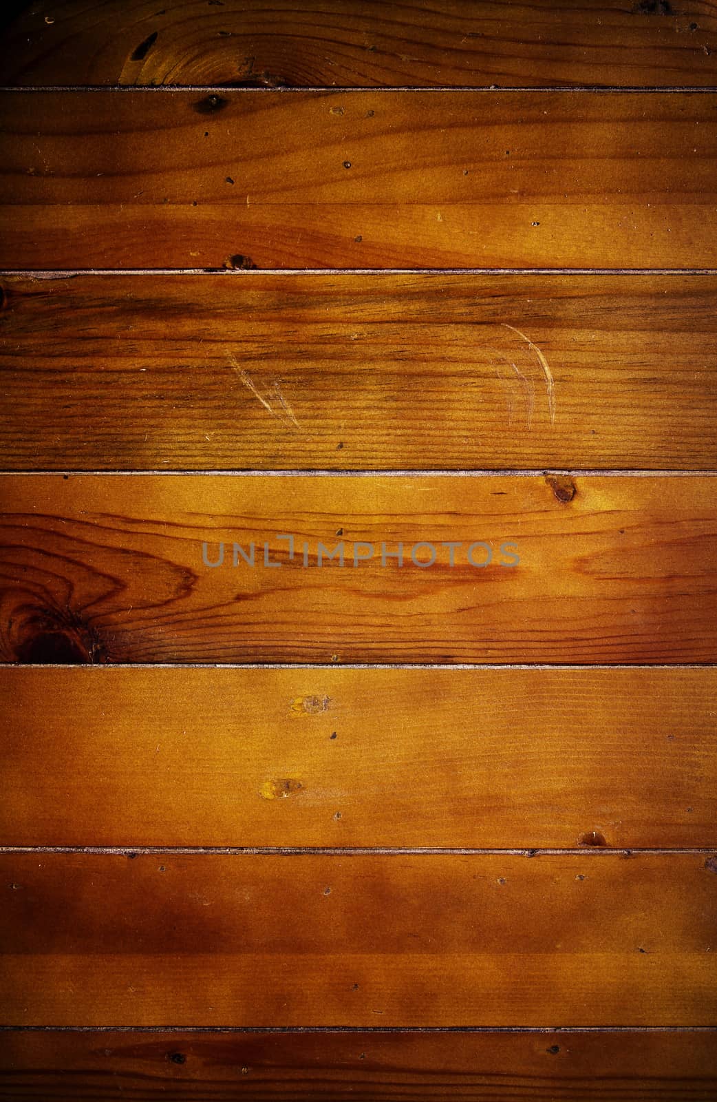 Closeup of wooden boards on wall