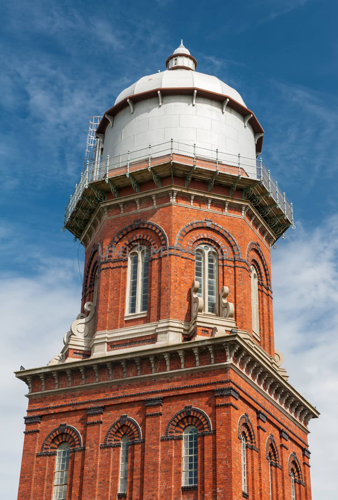 Historical Water Tower in Invercargill, the southernmost city of New Zealand and centre of Southland region