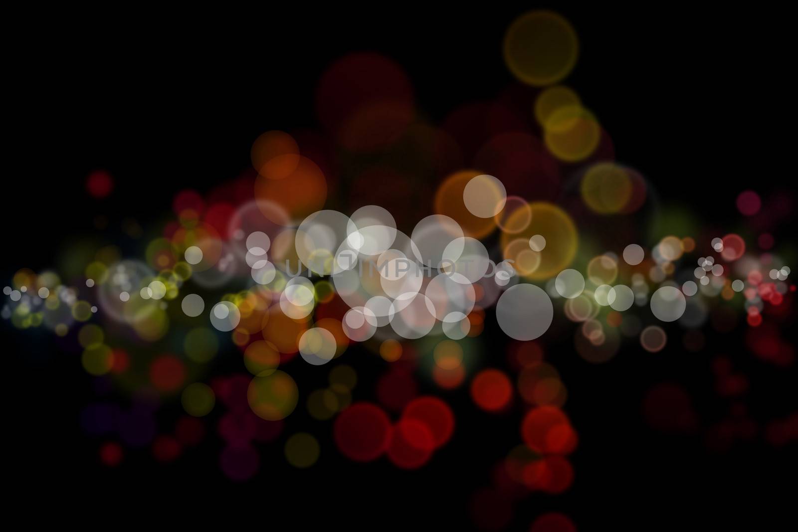 Colorful circles of light abstract background