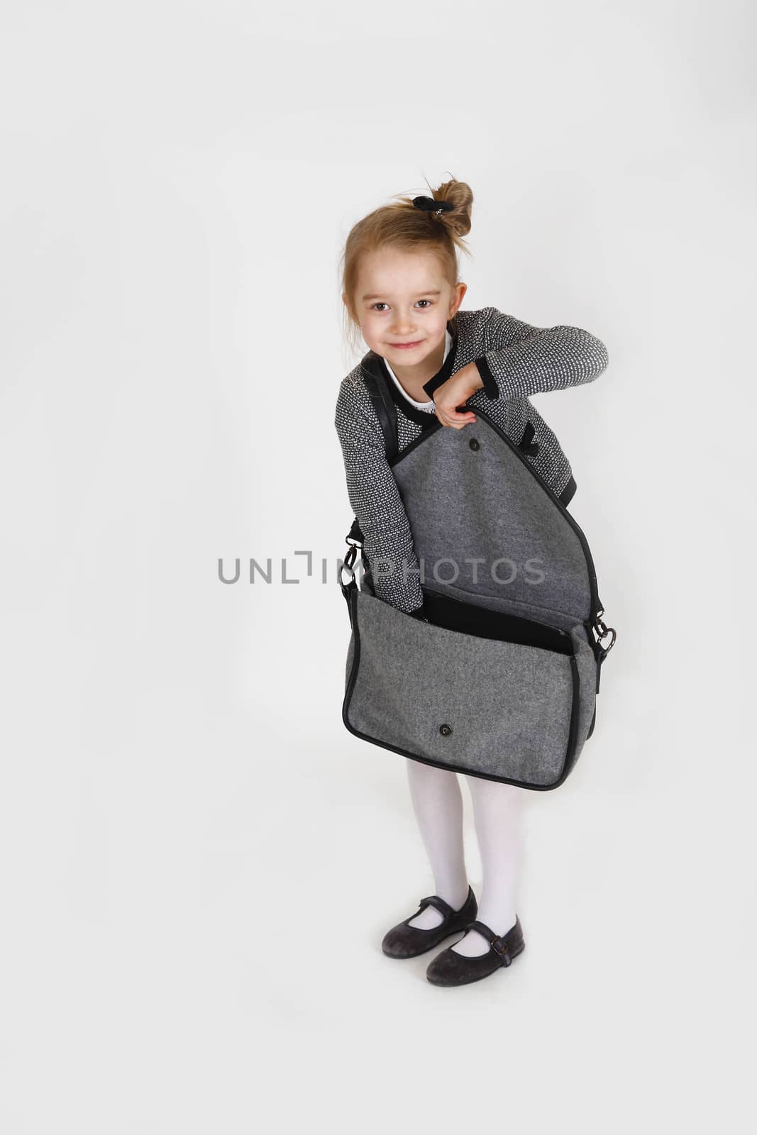 Young girl with handbag by DigiArtFoto