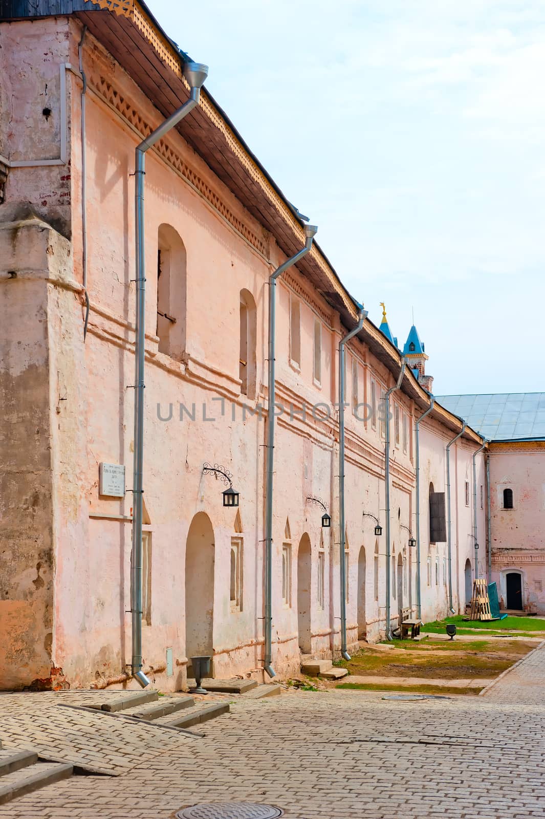 inner courtyard of the Rostov Kremlin in Russia by kosmsos111