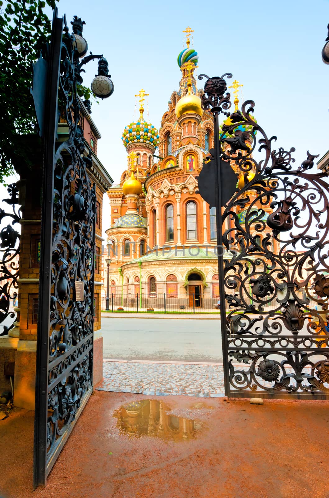 beautiful carved gates and Saviour on Spilled Blood by kosmsos111