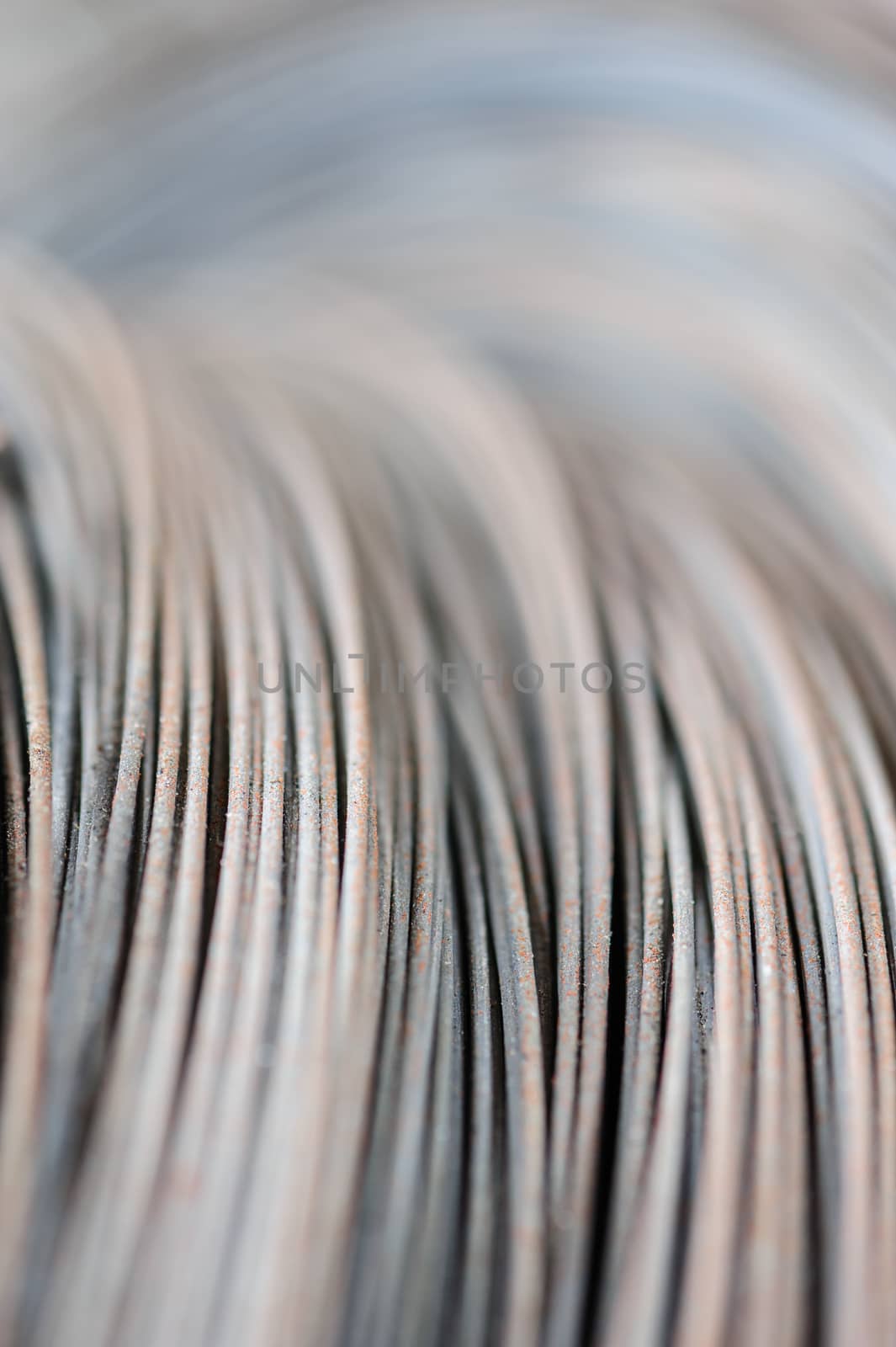 hank of metal wire background by starush