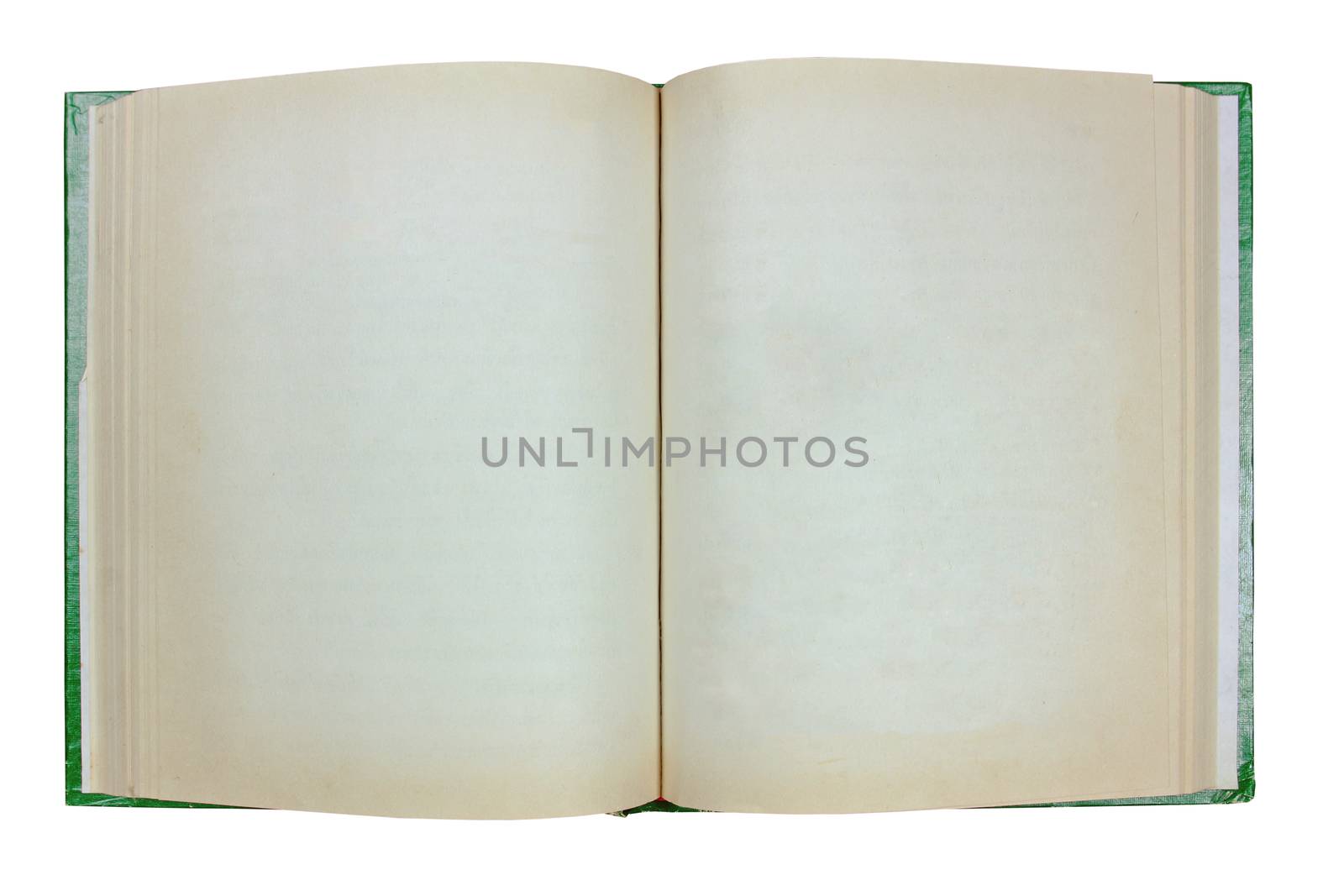 open old book on white background, Clipping path