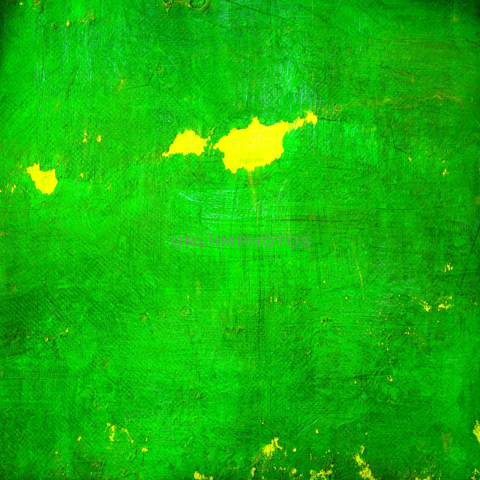 Grunge green wall for background