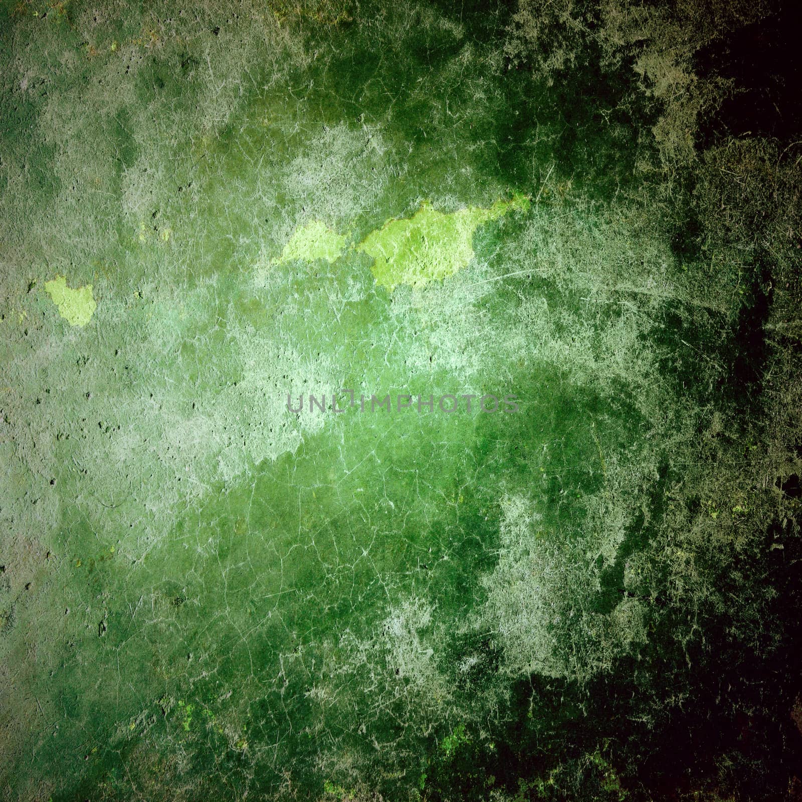 Abstract grunge green wall for background