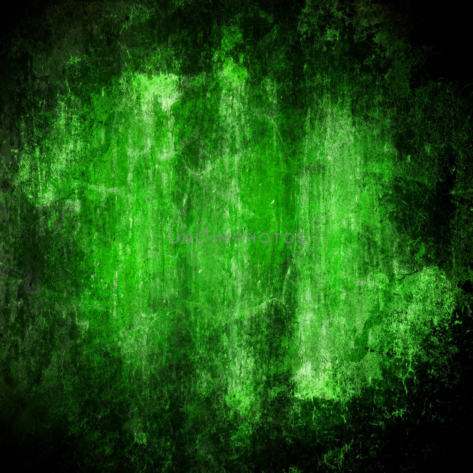 Abstract green grunge wall for background