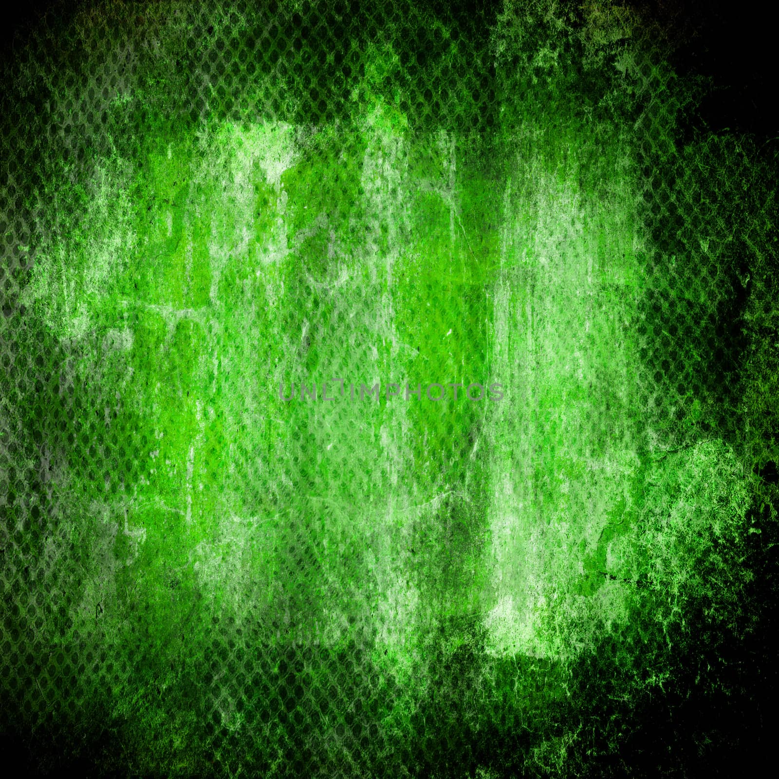 Abstract green grunge wall for background