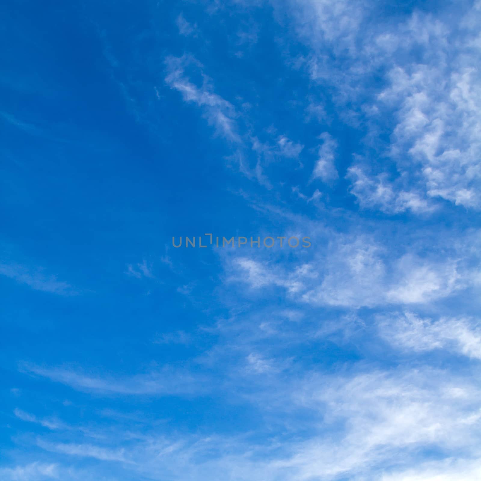 View white cloud with blue sky background