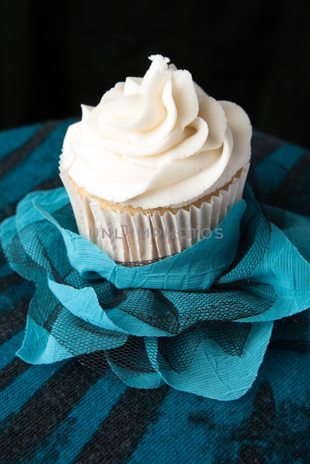 Fancy Vanilla Cupcake by graficallyminded