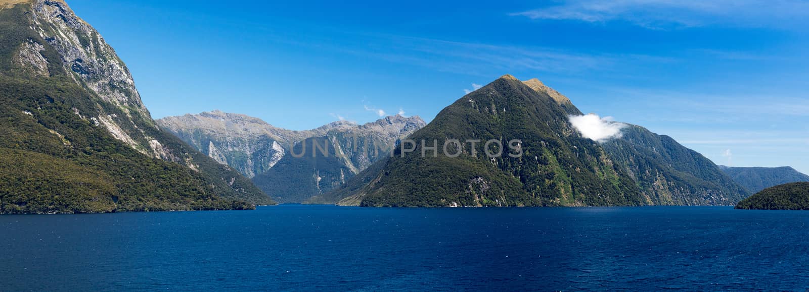 Fjord of Doubtful Sound in New Zealand by steheap